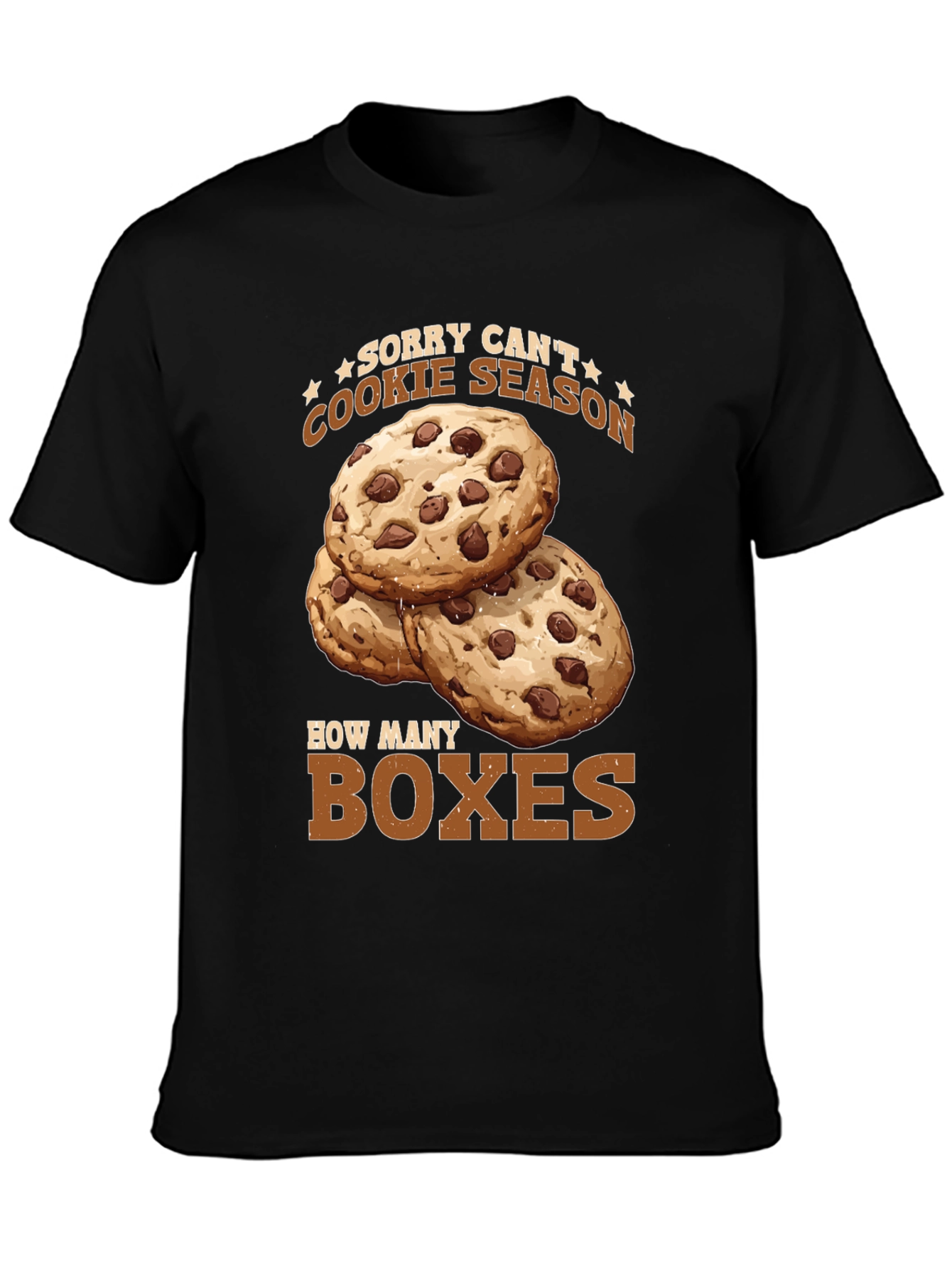 Funny Cookie Season T-Shirt - How Many Boxes?