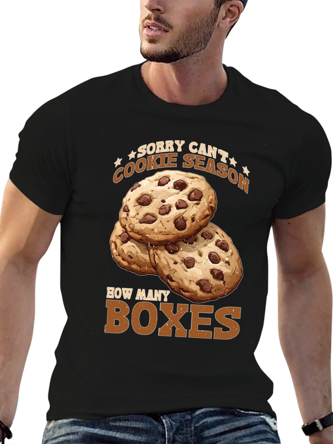 Funny Cookie Season T-Shirt - How Many Boxes?