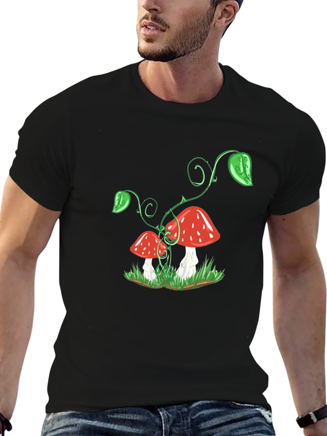 Mushroom T-Shirt - Nature Inspired Graphic Tee