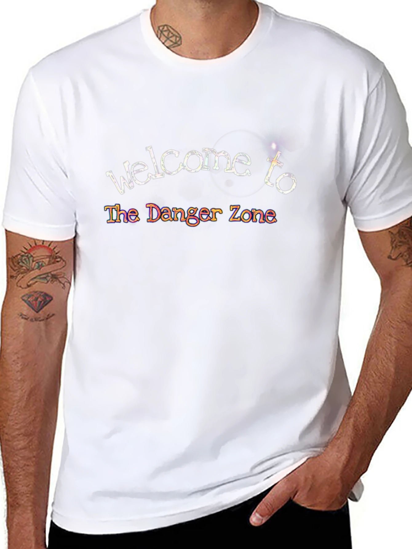 Danger Zone T-Shirt - Funny Graphic Tee