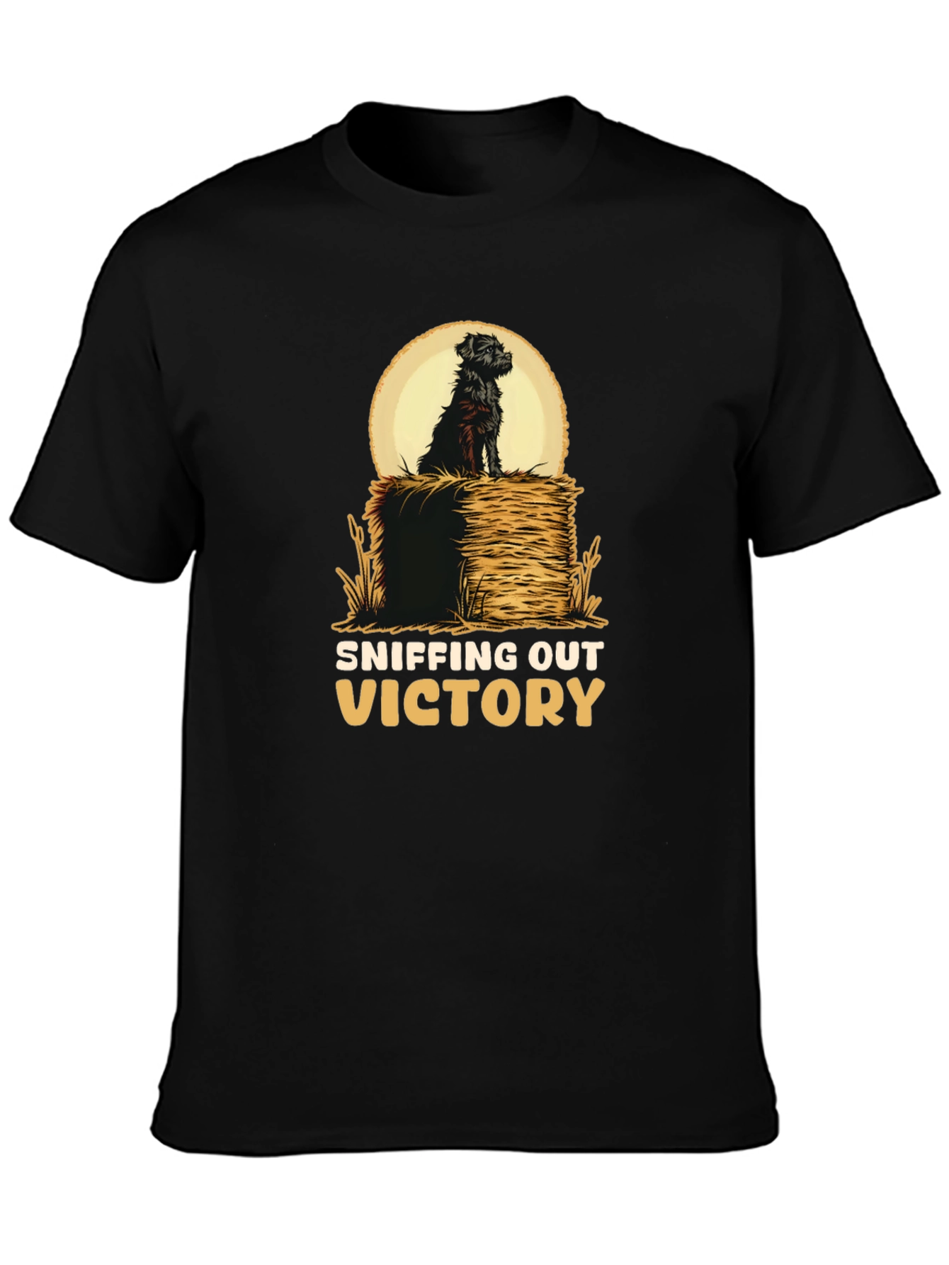Sniffing Out Victory Dog Graphic T-Shirt