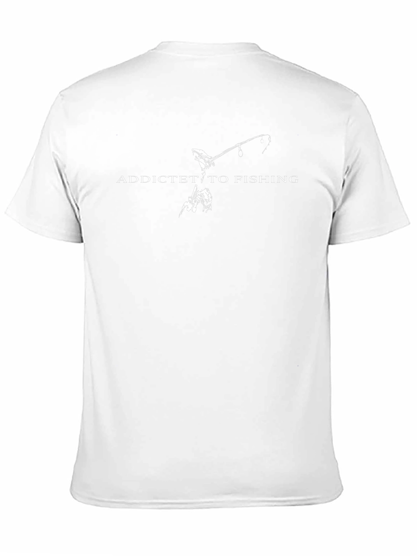 Addicted to Fishing Graphic Tee - Black