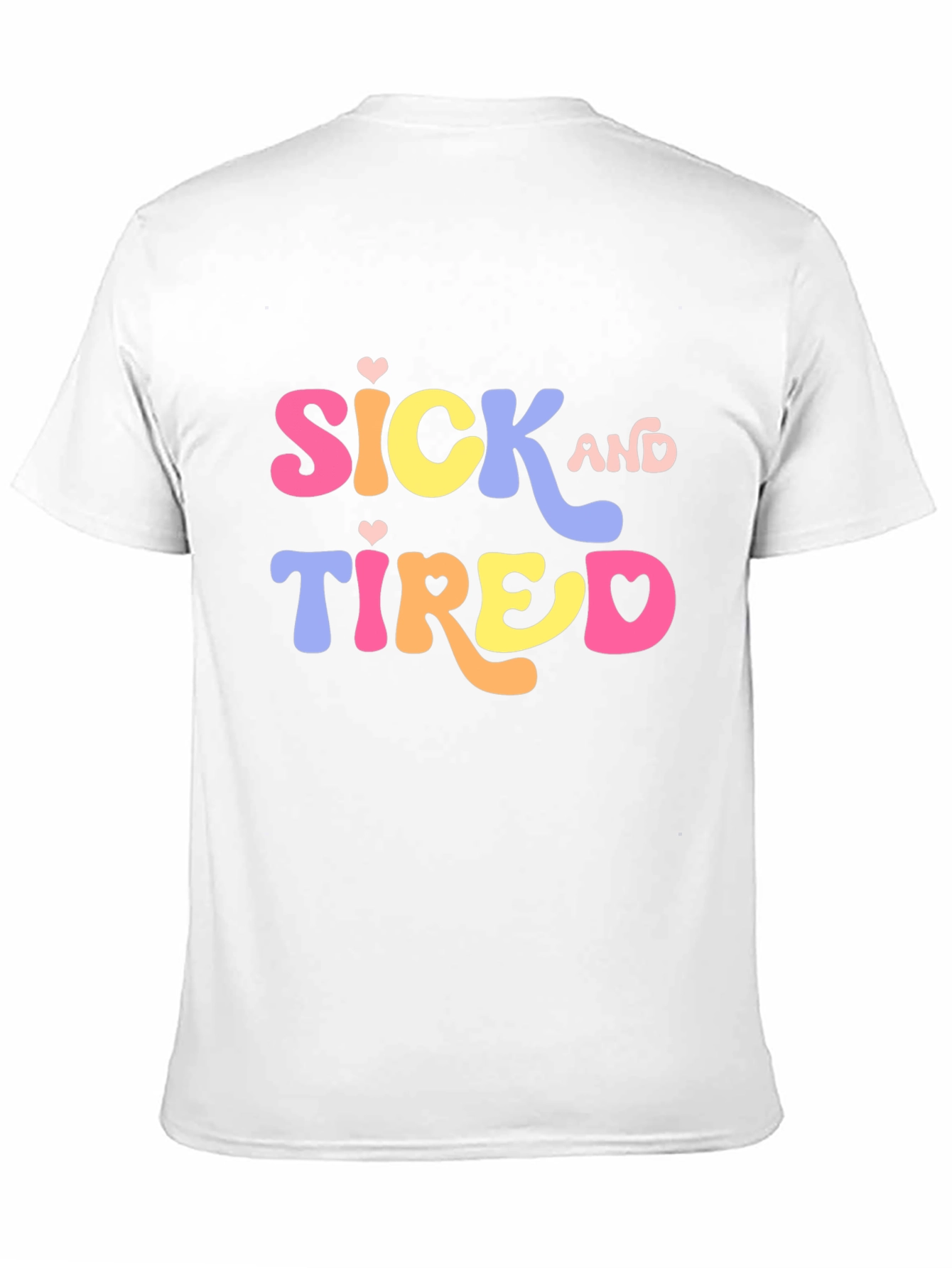 Sick and Tired Graphic Tee - Black
