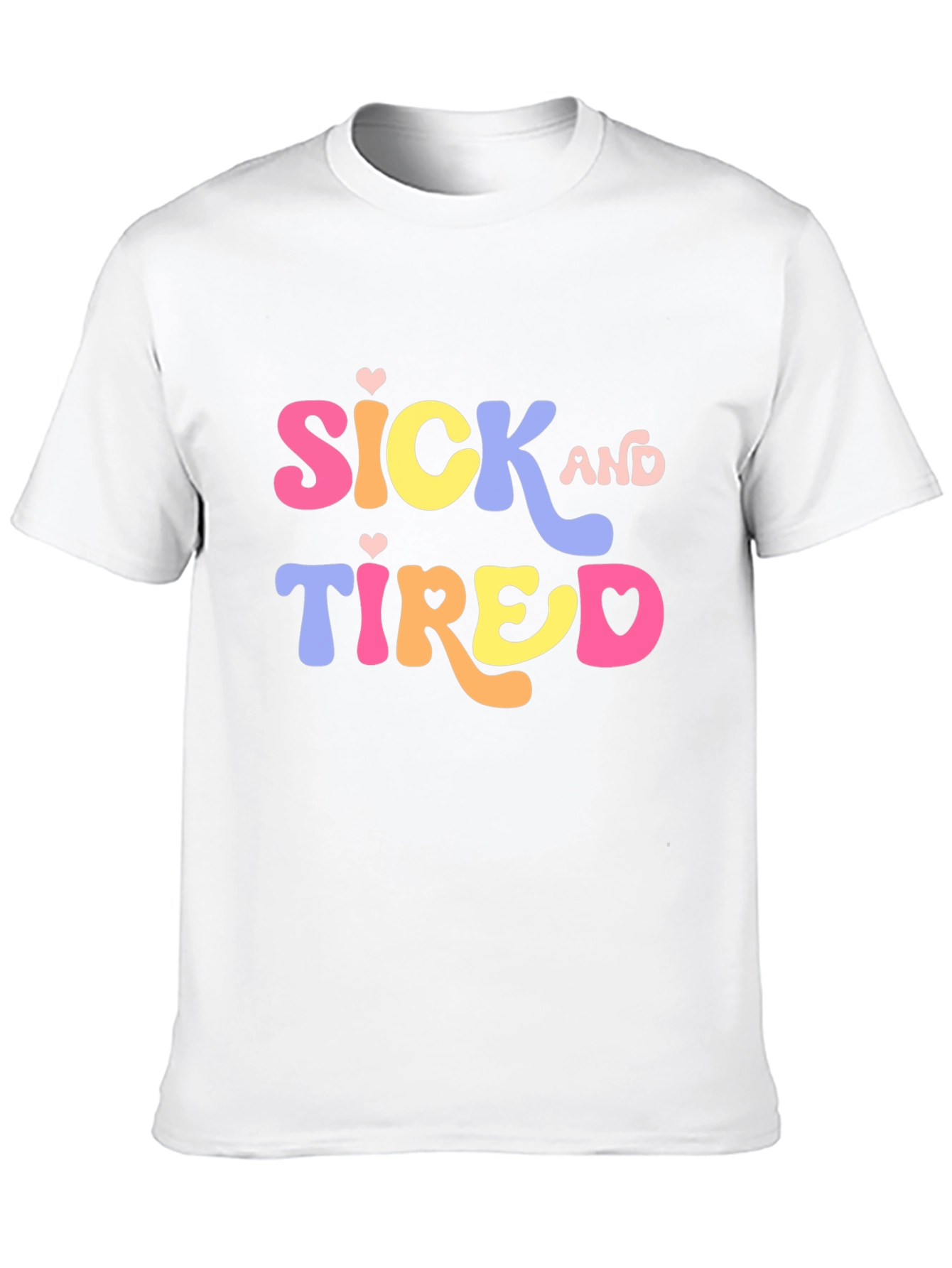 Sick and Tired Graphic Tee - Black