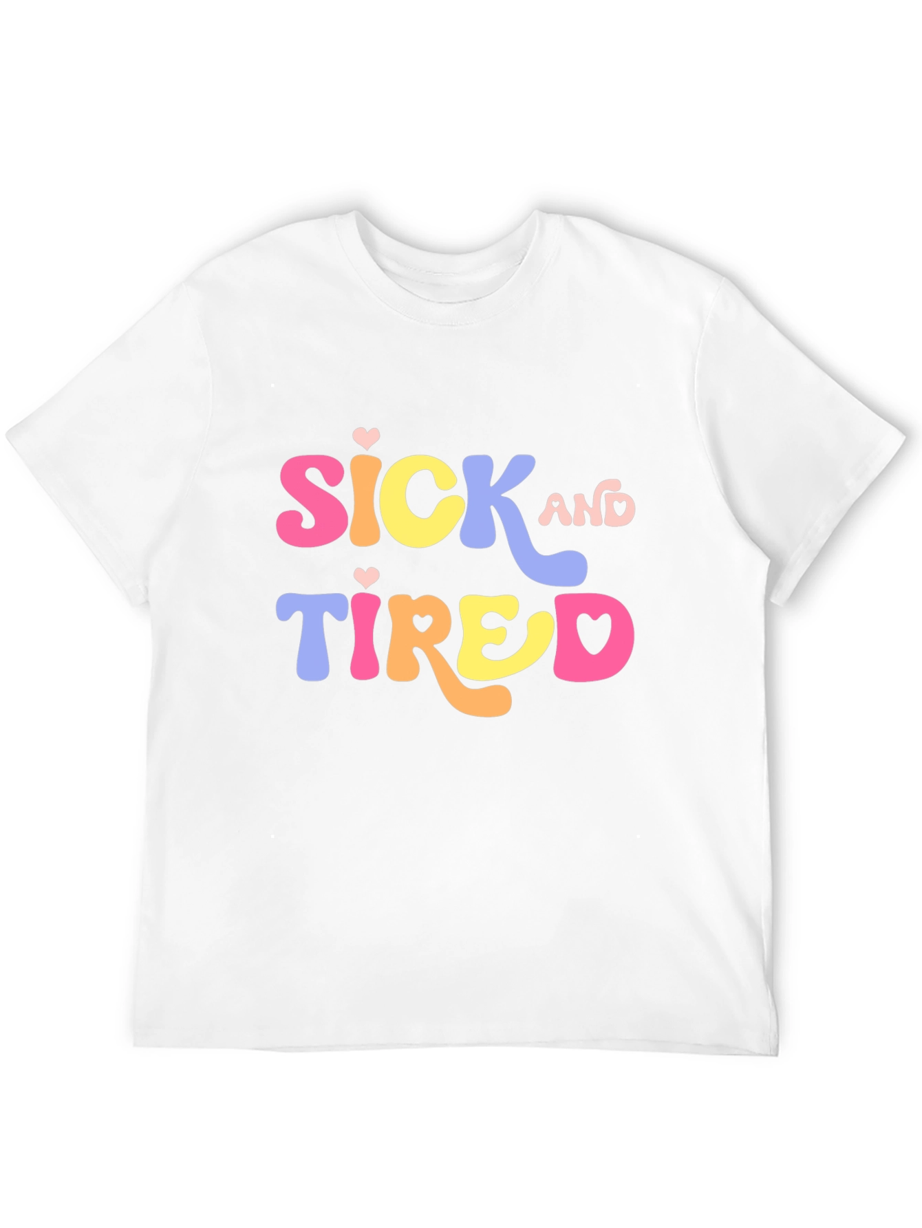 Sick and Tired Graphic Tee - Black