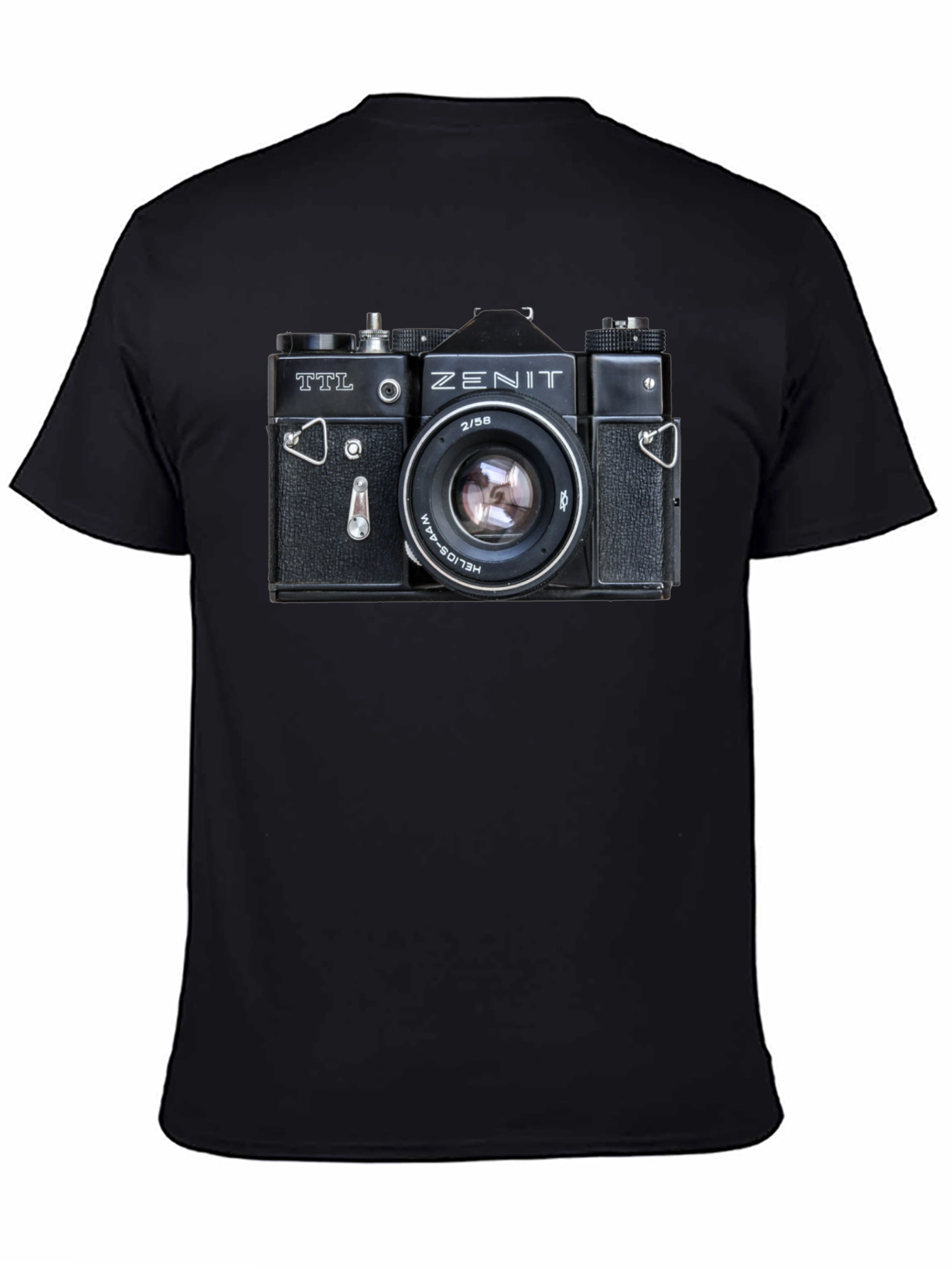 Zenit Camera Graphic T-Shirt - Retro Photographer Tee