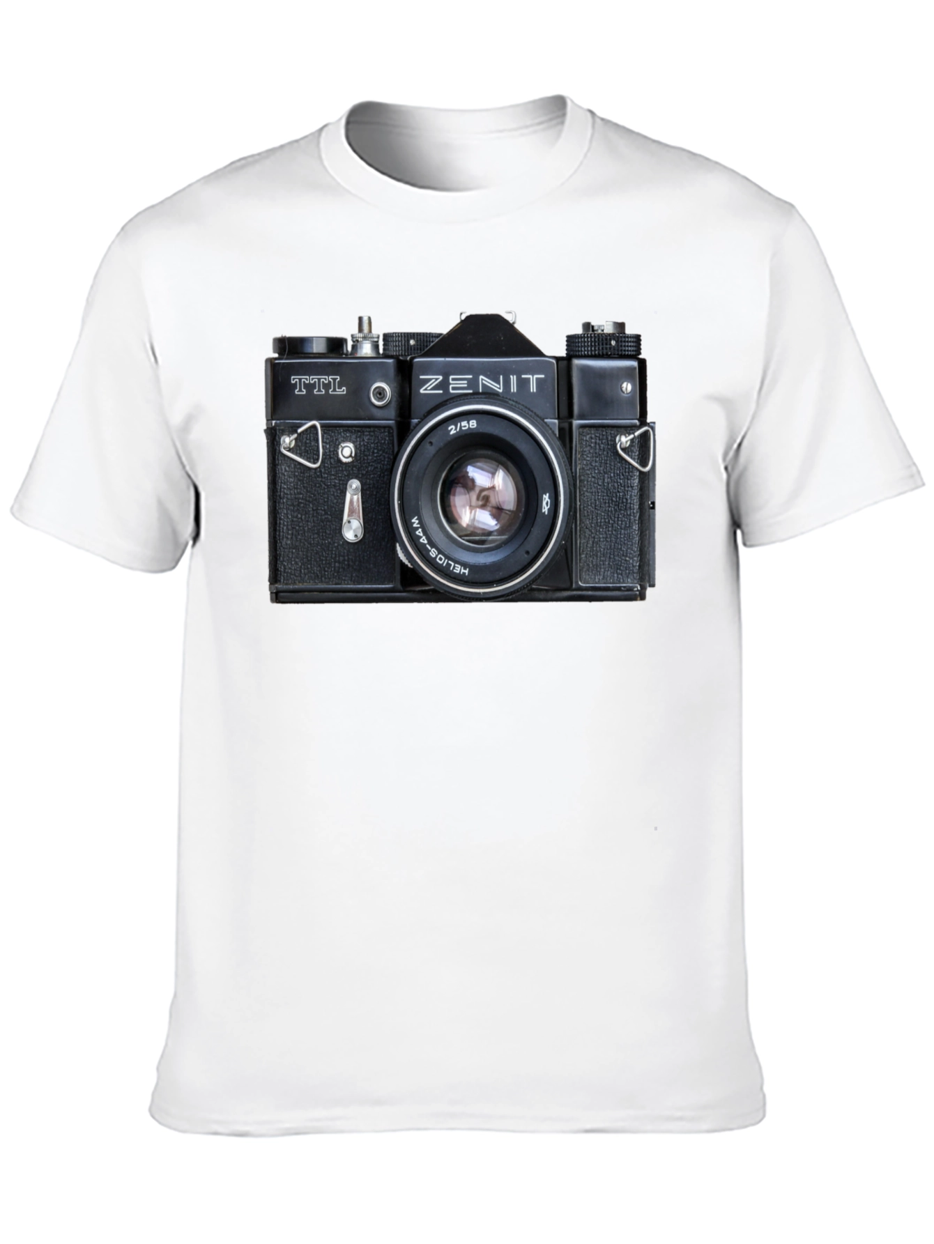 Zenit Camera Graphic T-Shirt - Retro Photographer Tee