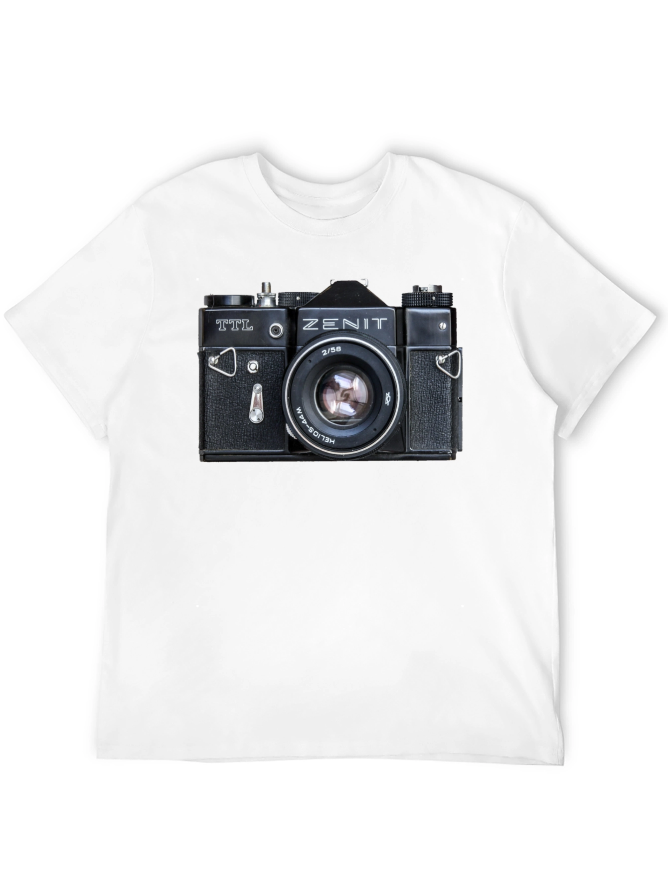 Zenit Camera Graphic T-Shirt - Retro Photographer Tee