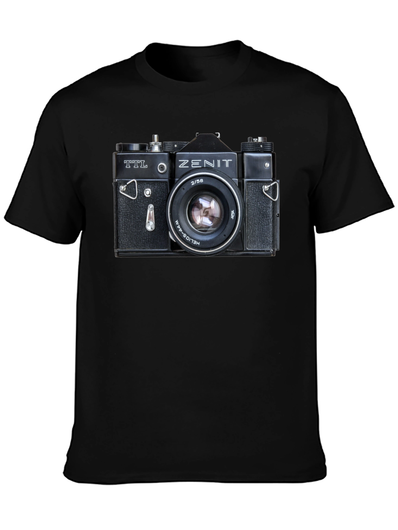 Zenit Camera Graphic T-Shirt - Retro Photographer Tee