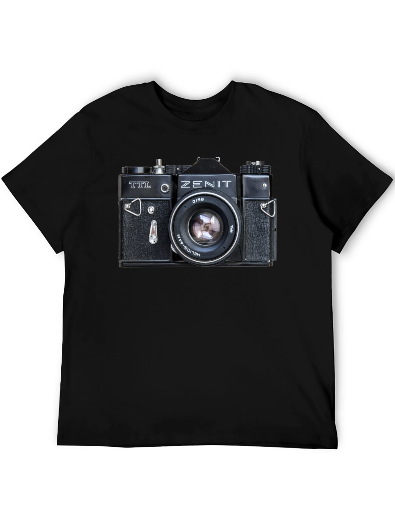 Zenit Camera Graphic T-Shirt - Retro Photographer Tee