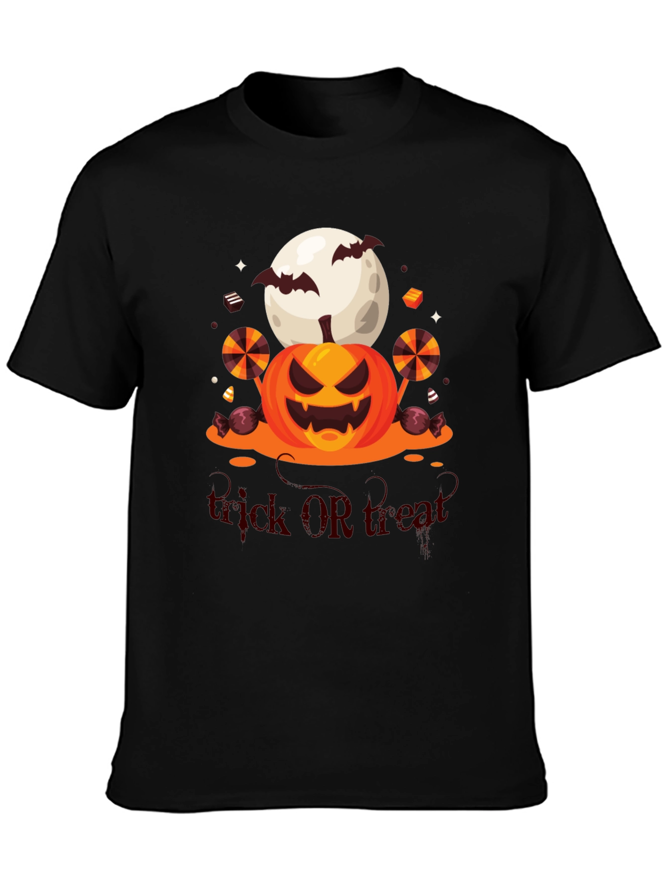 Halloween Trick or Treat Graphic Tee