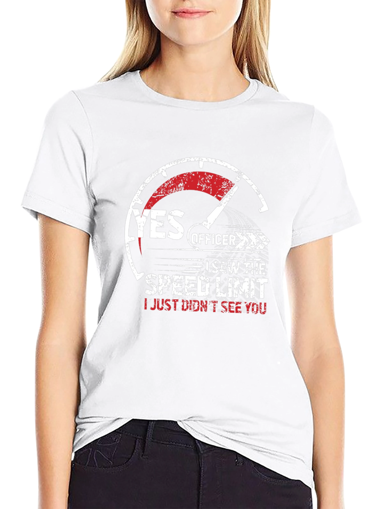 Funny Yes Officer Speed Limit T-Shirt