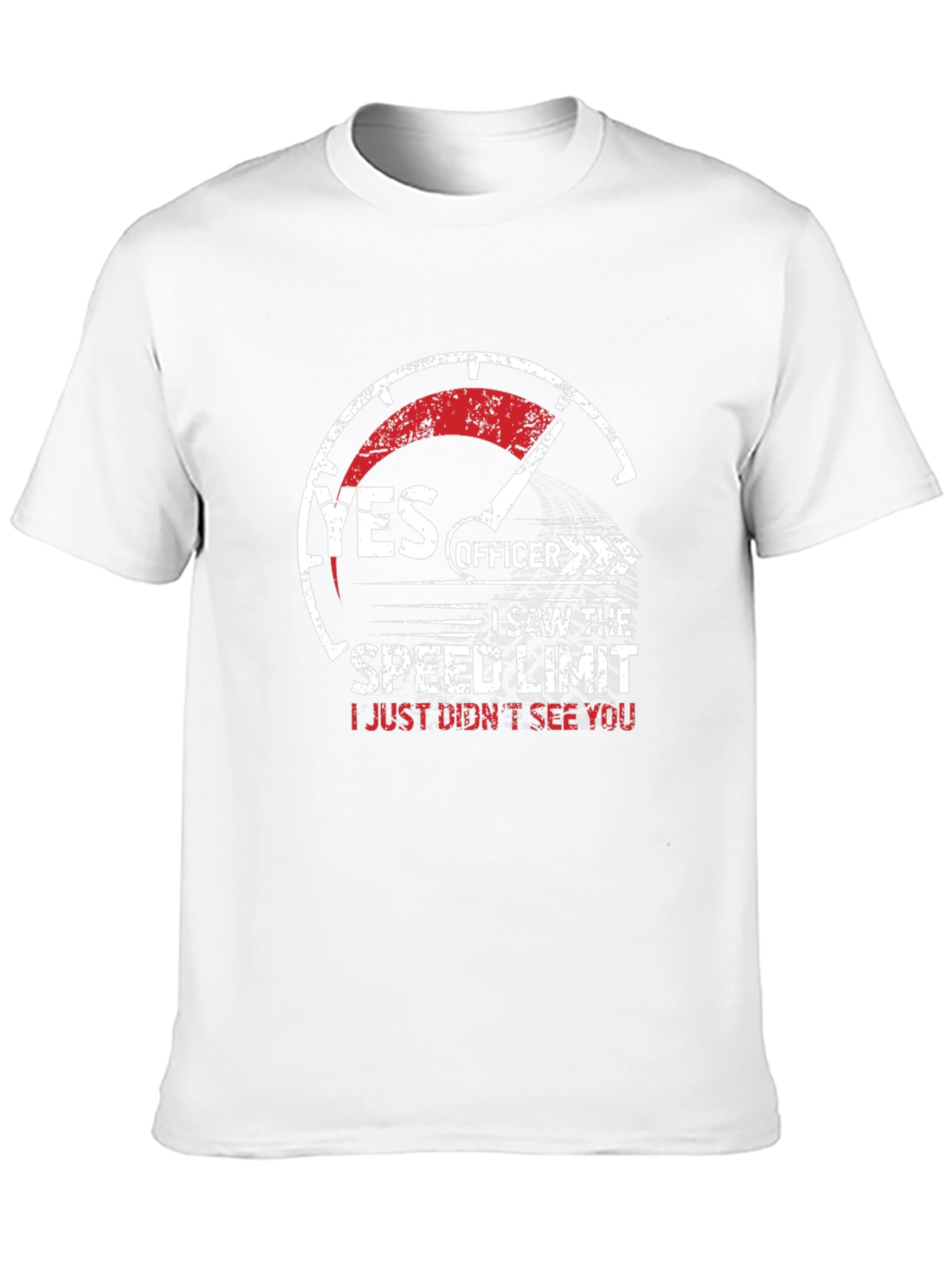 Funny Yes Officer Speed Limit T-Shirt