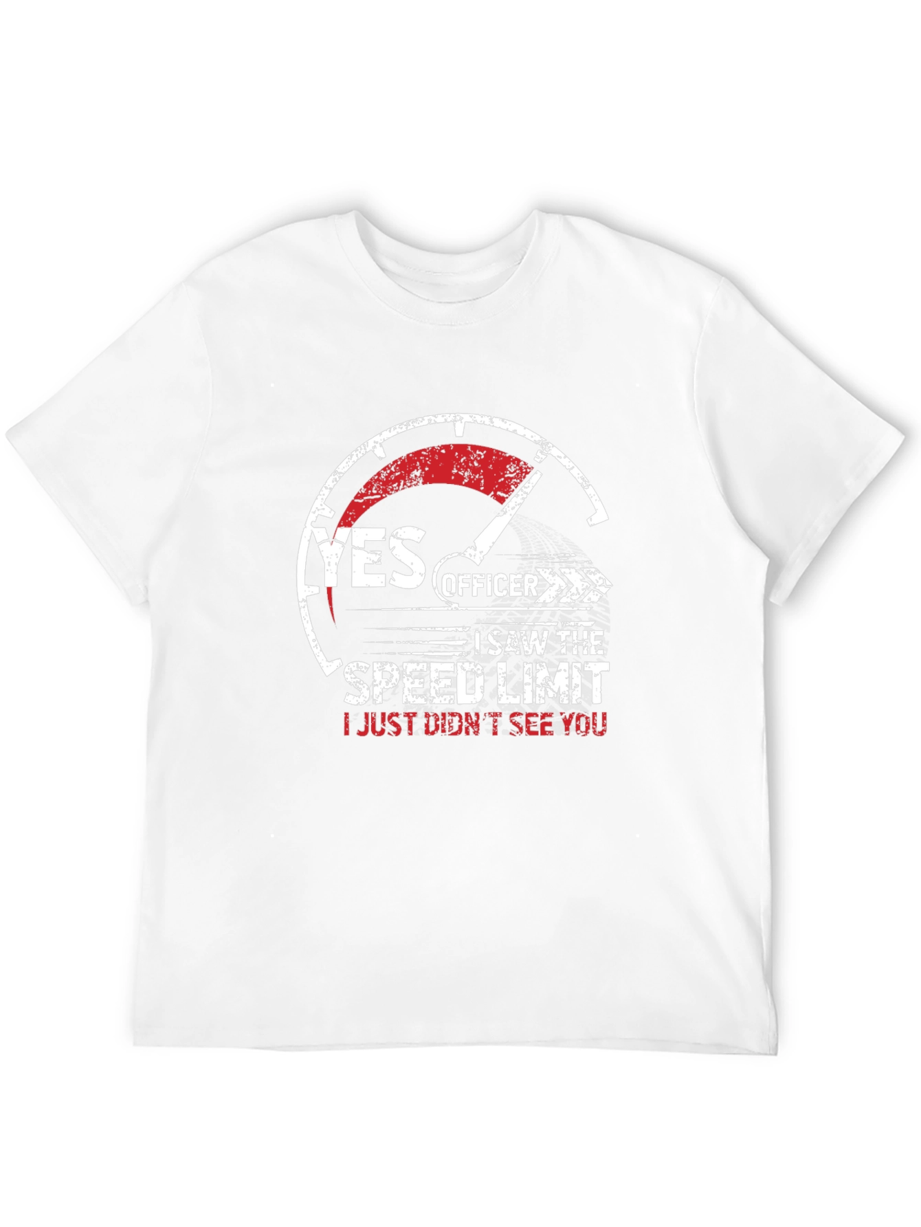 Funny Yes Officer Speed Limit T-Shirt