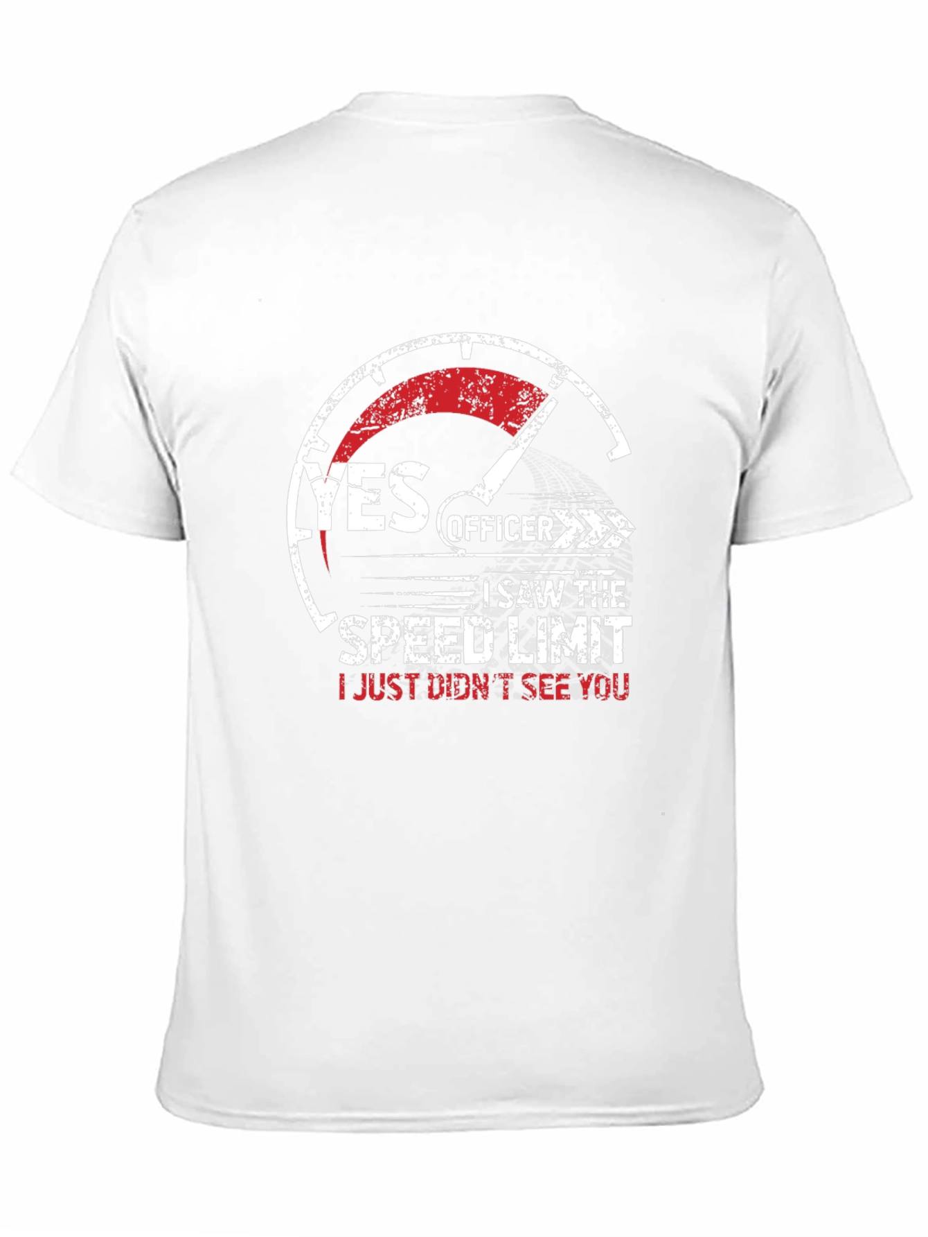 Funny Yes Officer Speed Limit T-Shirt