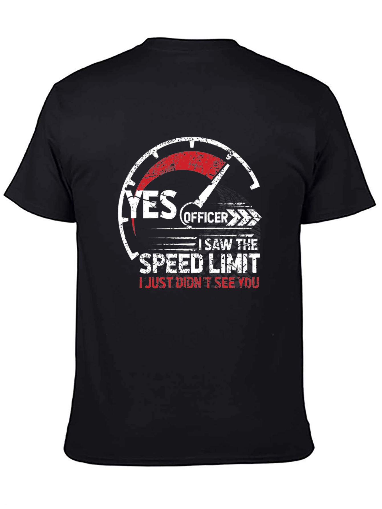 Funny Yes Officer Speed Limit T-Shirt