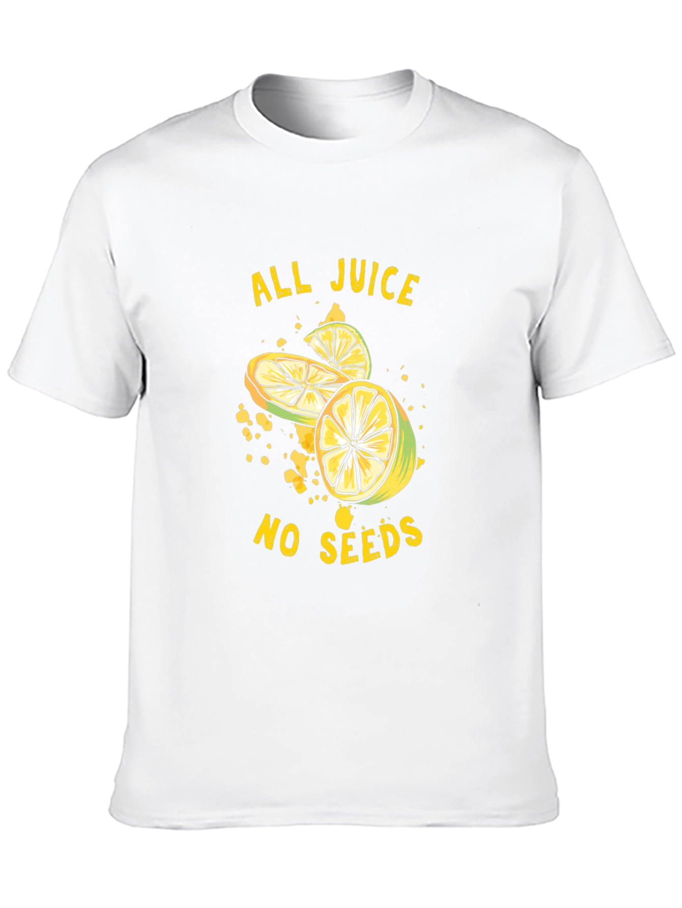 All Juice No Seeds Graphic Tee - Black