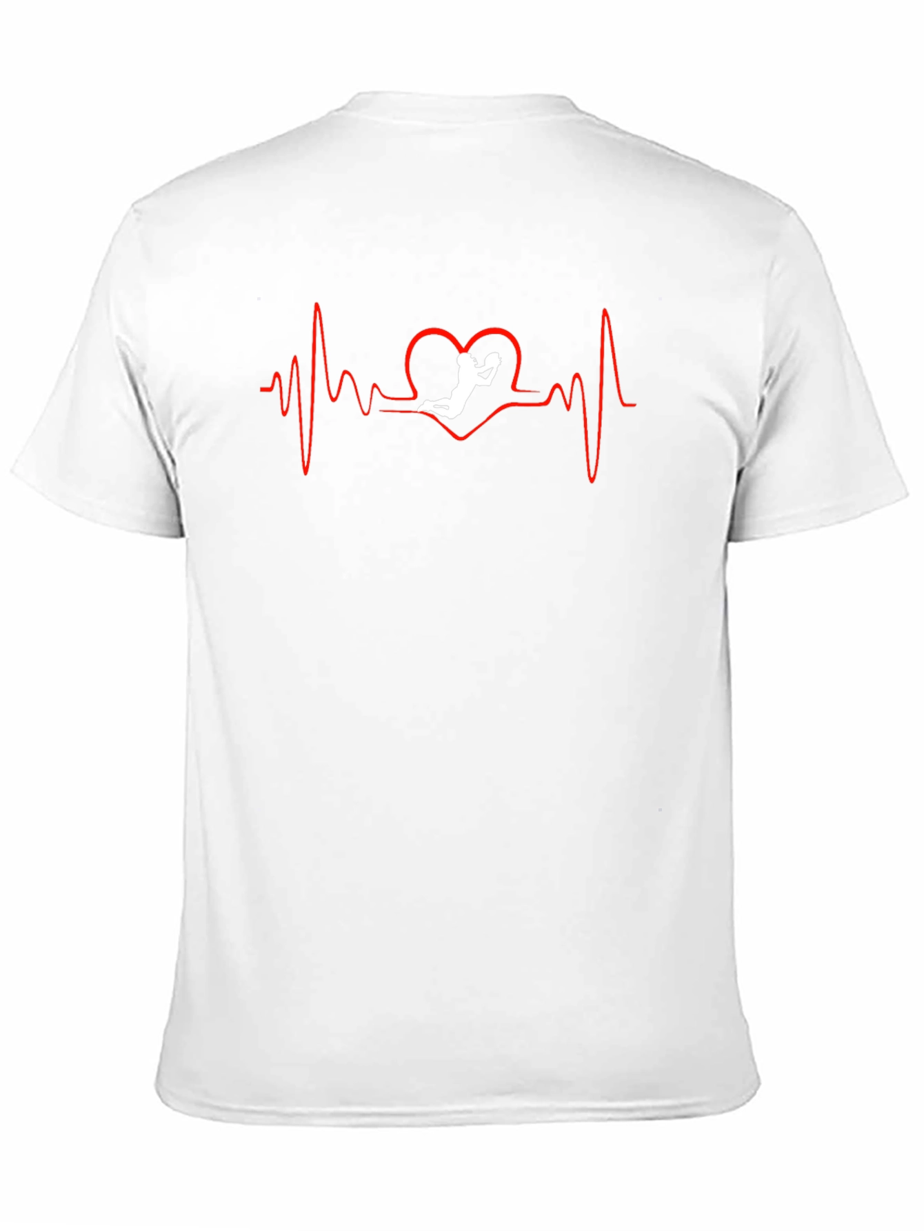 Heartbeat Rugby Player Graphic Tee