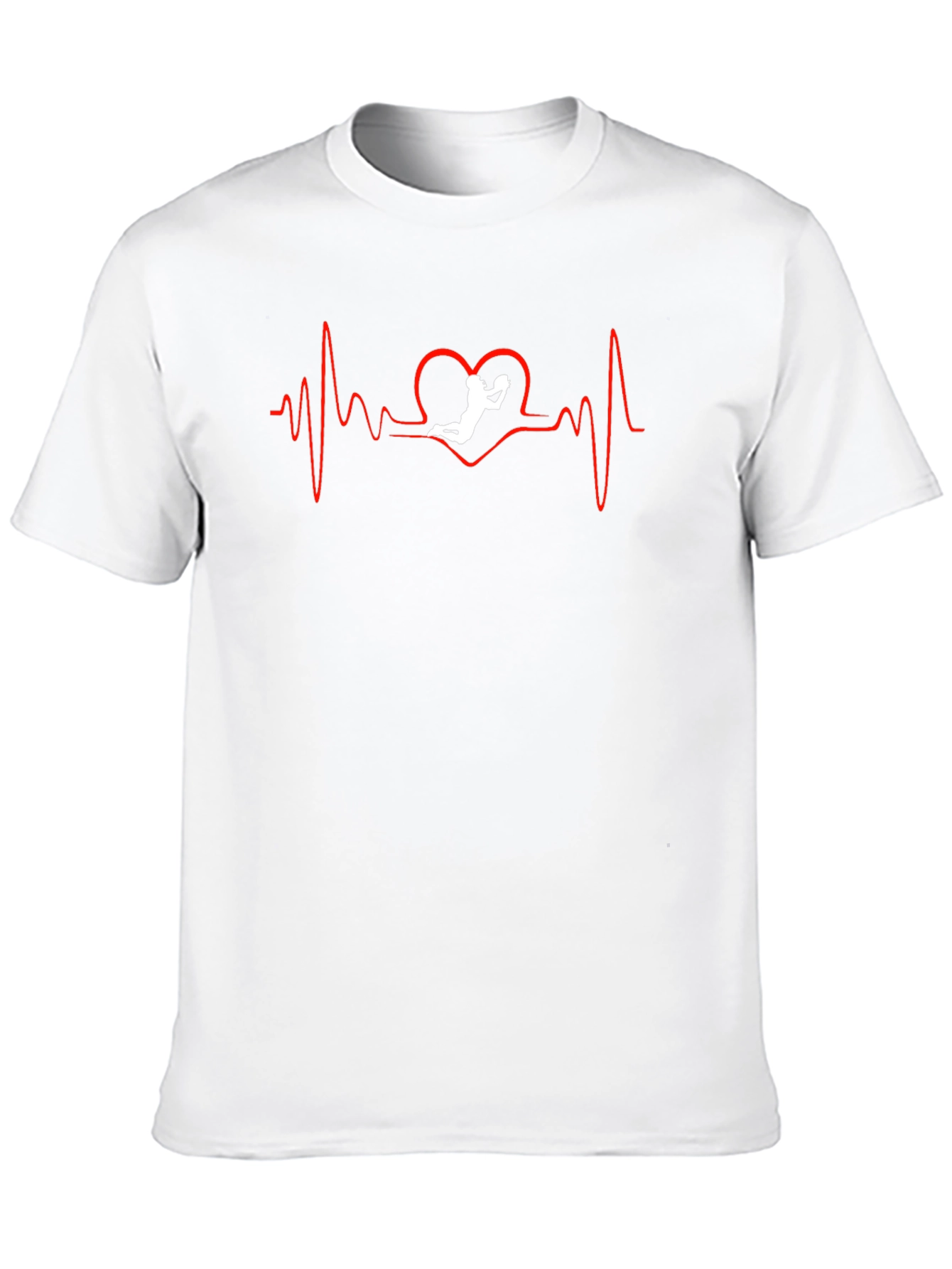 Heartbeat Rugby Player Graphic Tee