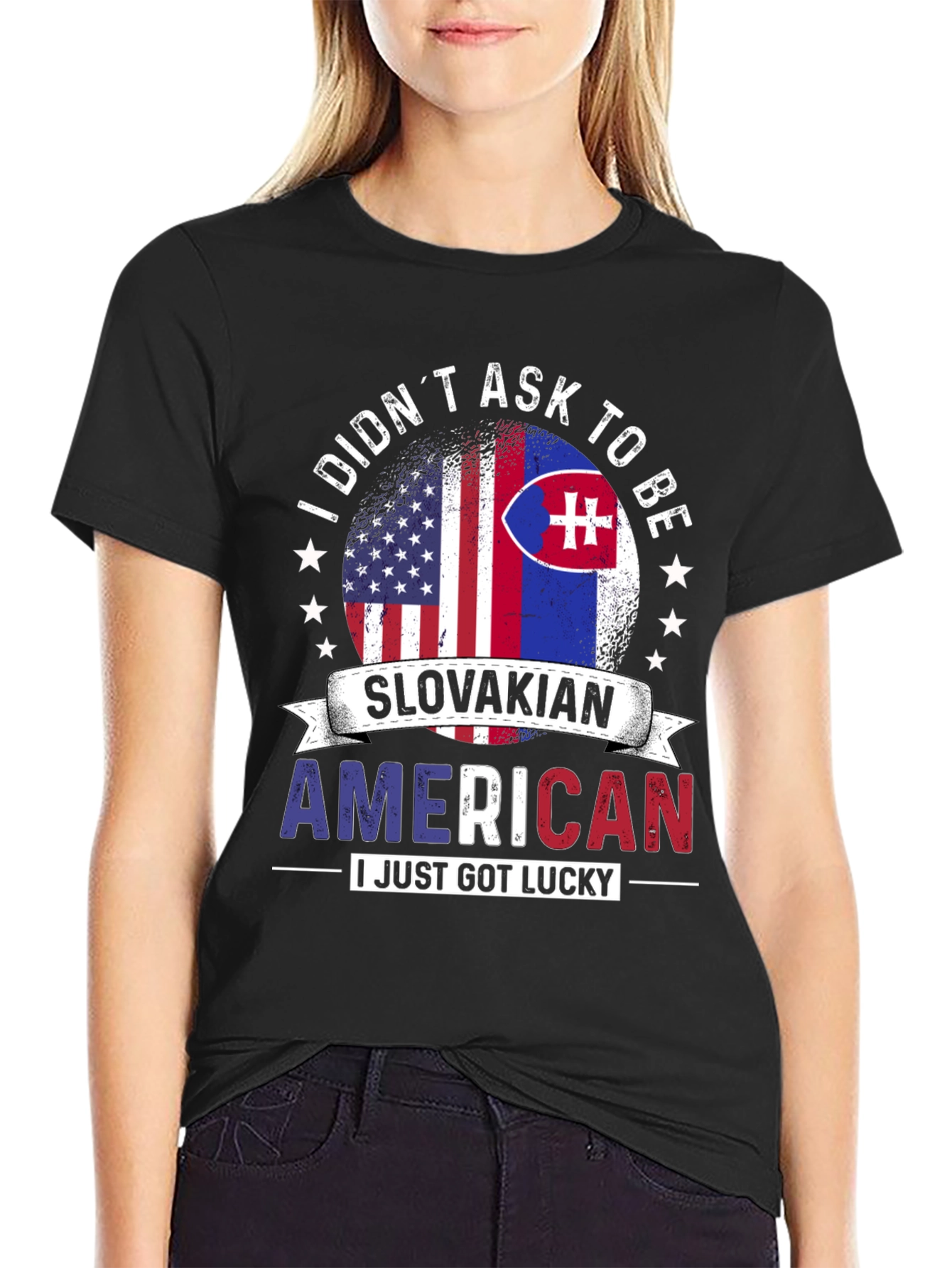 Slovakian American Pride T-Shirt