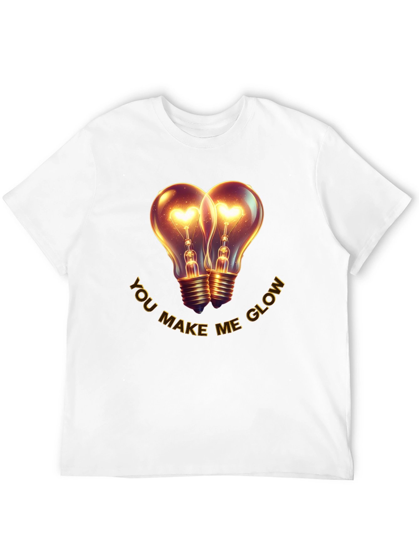 Romantic You Make Me Glow Graphic T-Shirt