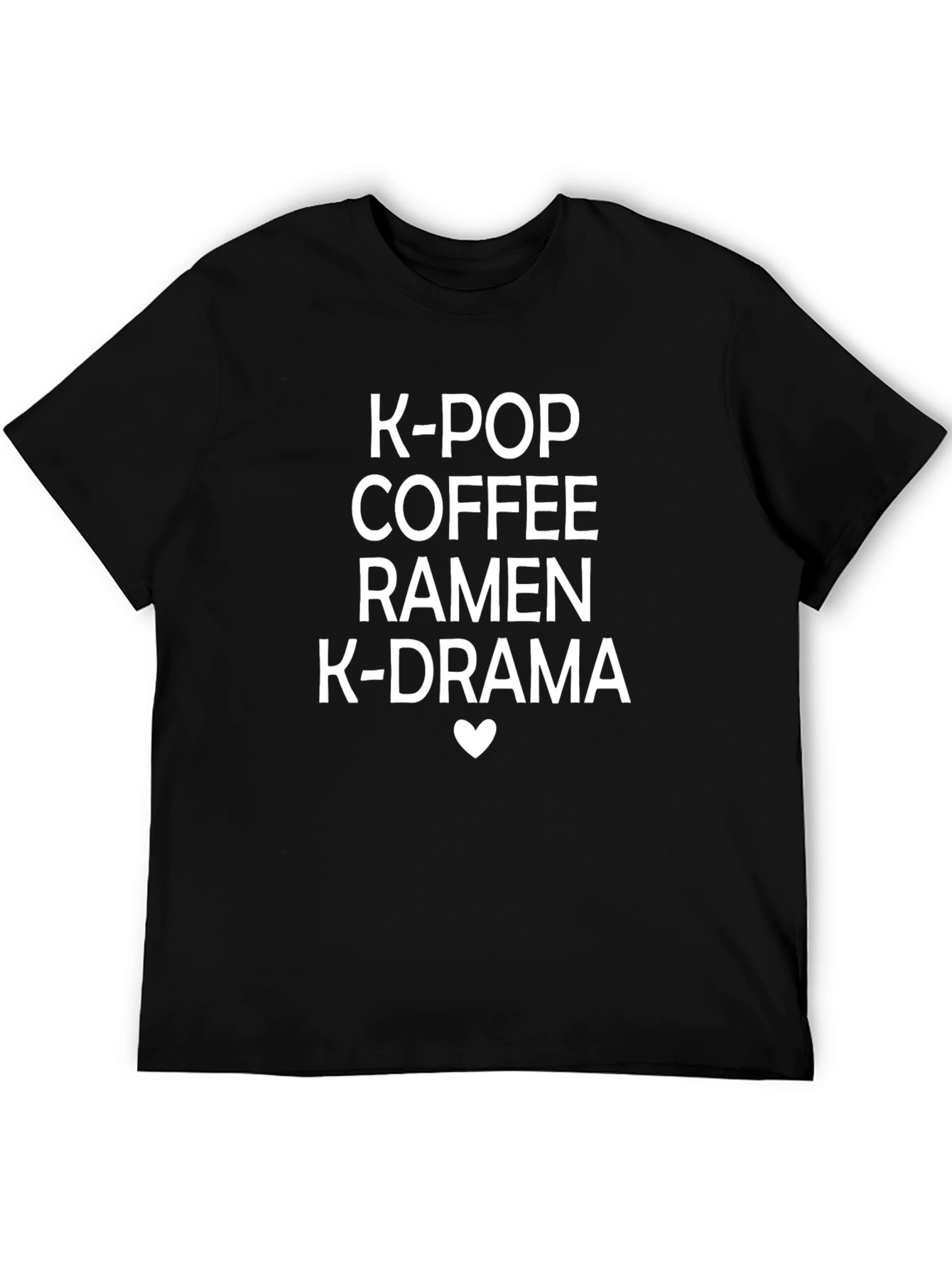 K-Pop Coffee Ramen K-Drama Graphic Tee