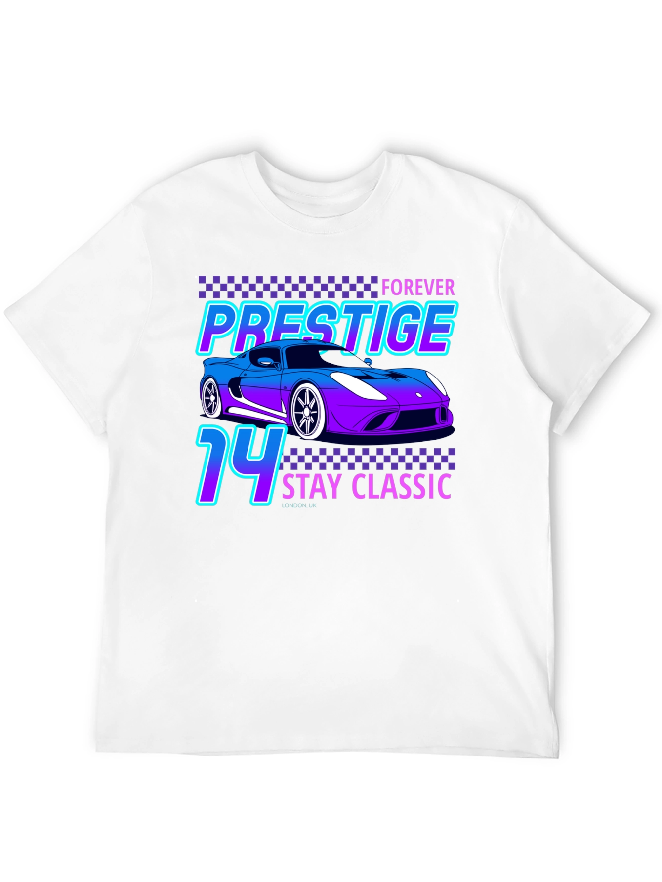 Prestige Forever Stay Classic 74 Car T-Shirt