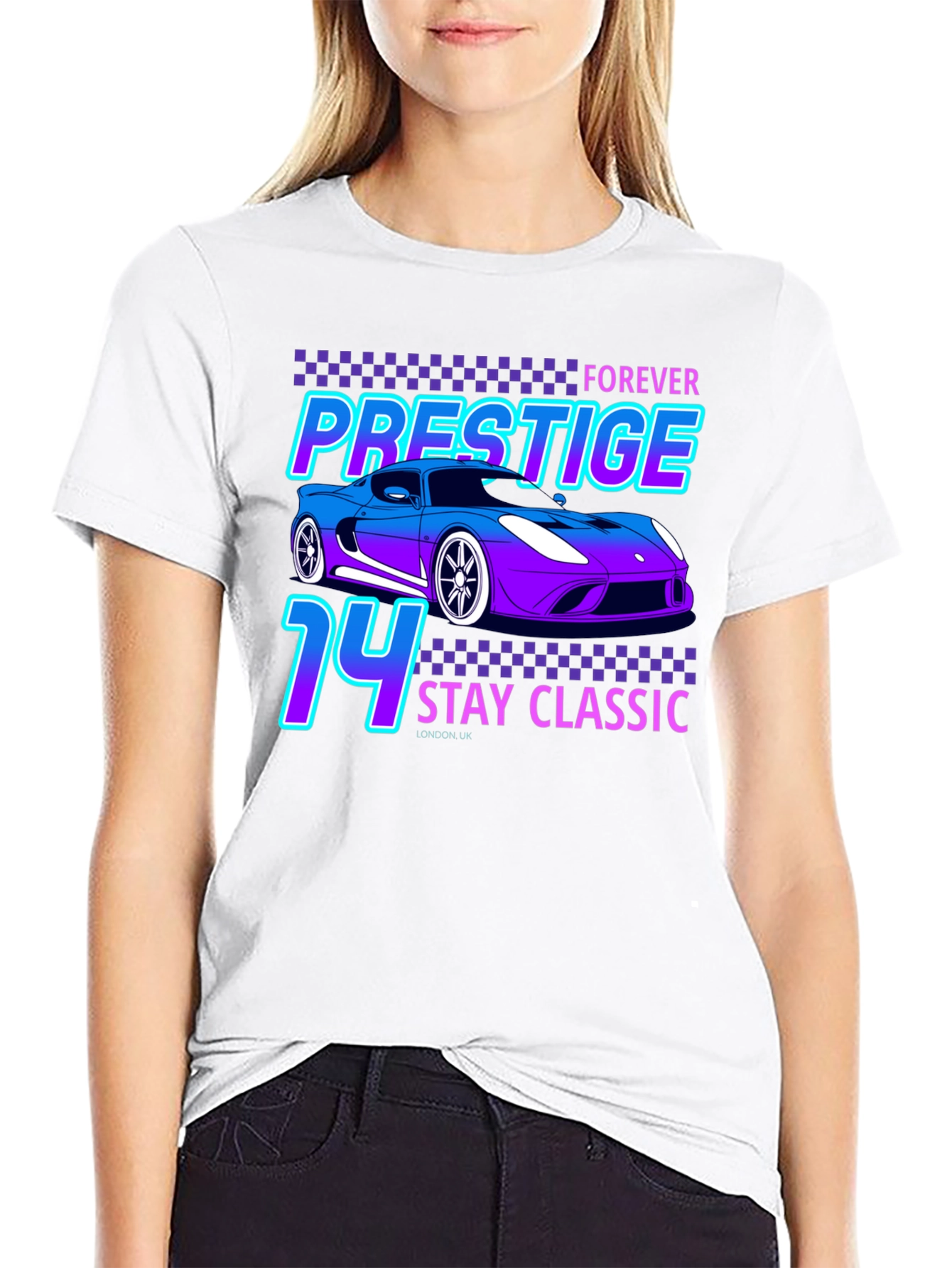 Prestige Forever Stay Classic 74 Car T-Shirt