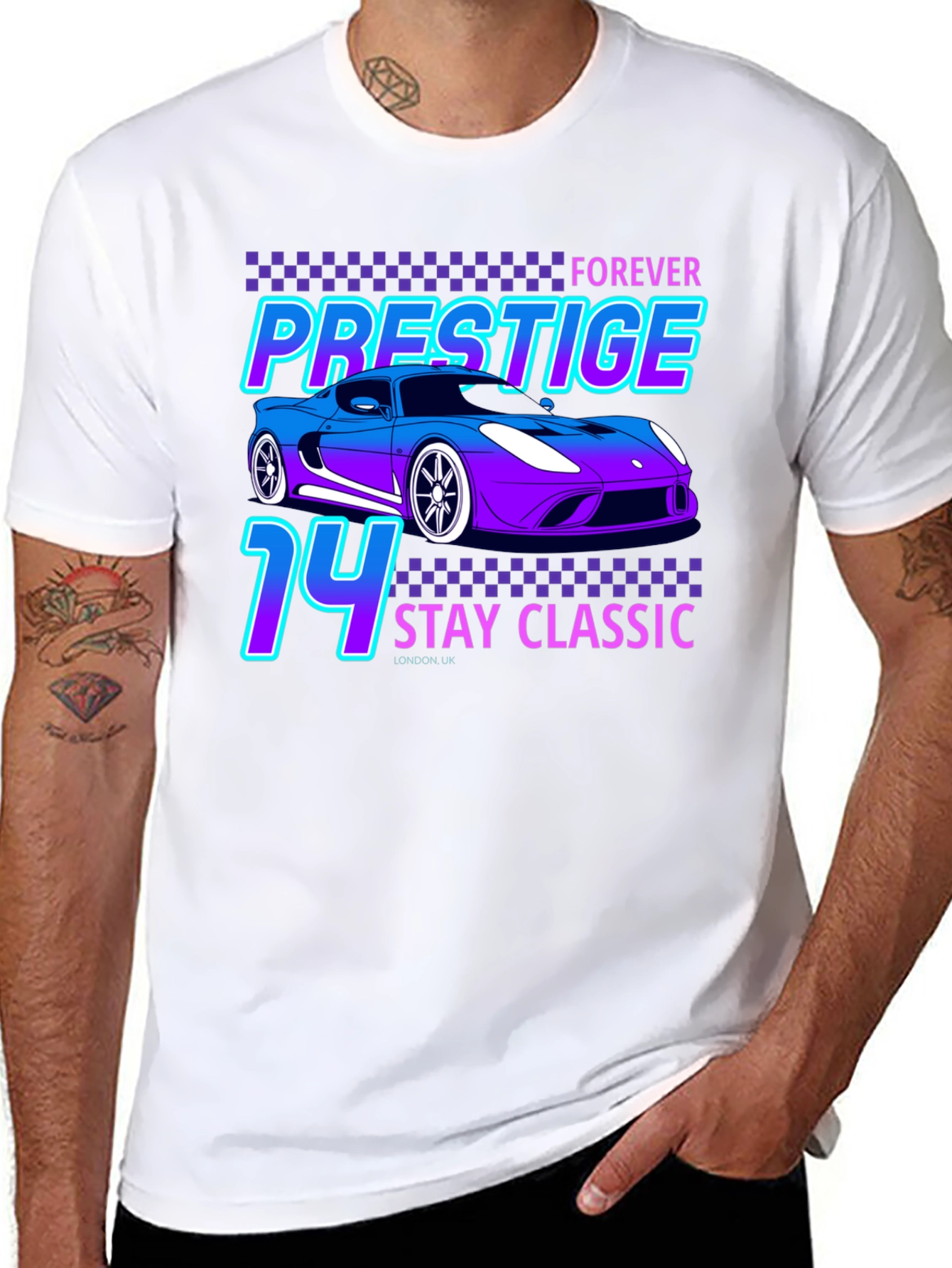 Prestige Forever Stay Classic 74 Car T-Shirt