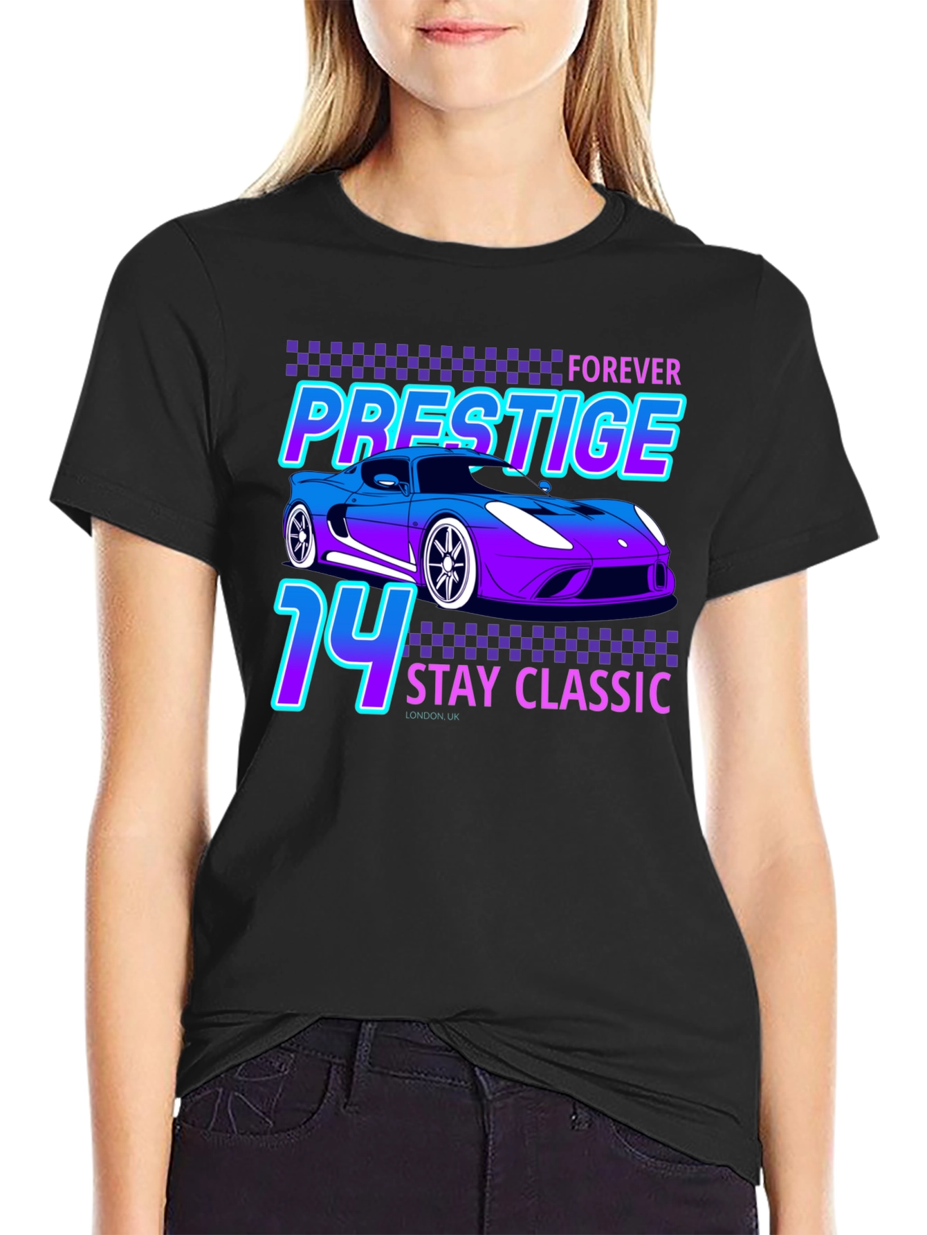 Prestige Forever Stay Classic 74 Car T-Shirt