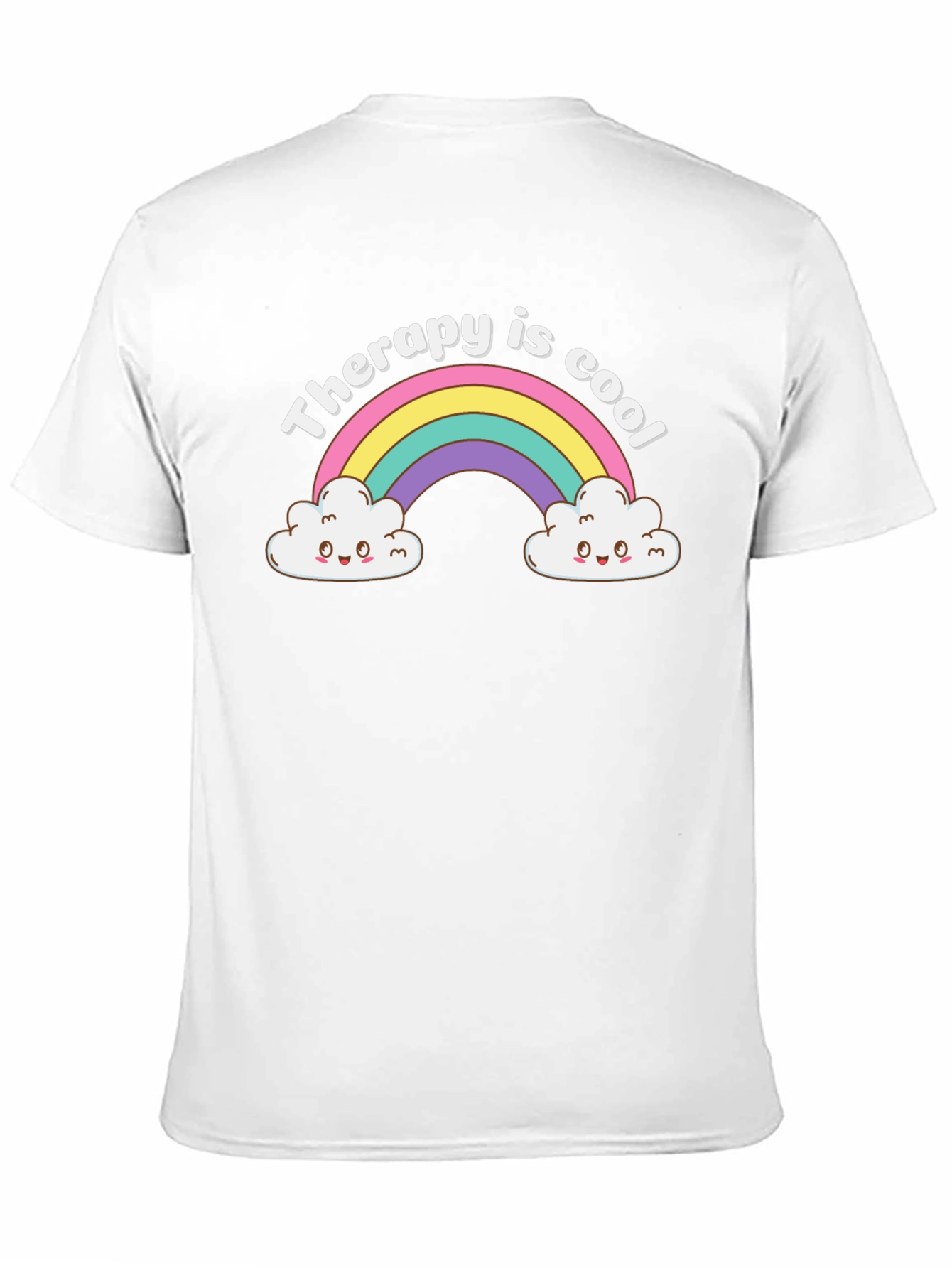 Therapy is Cool Rainbow Graphic Tee