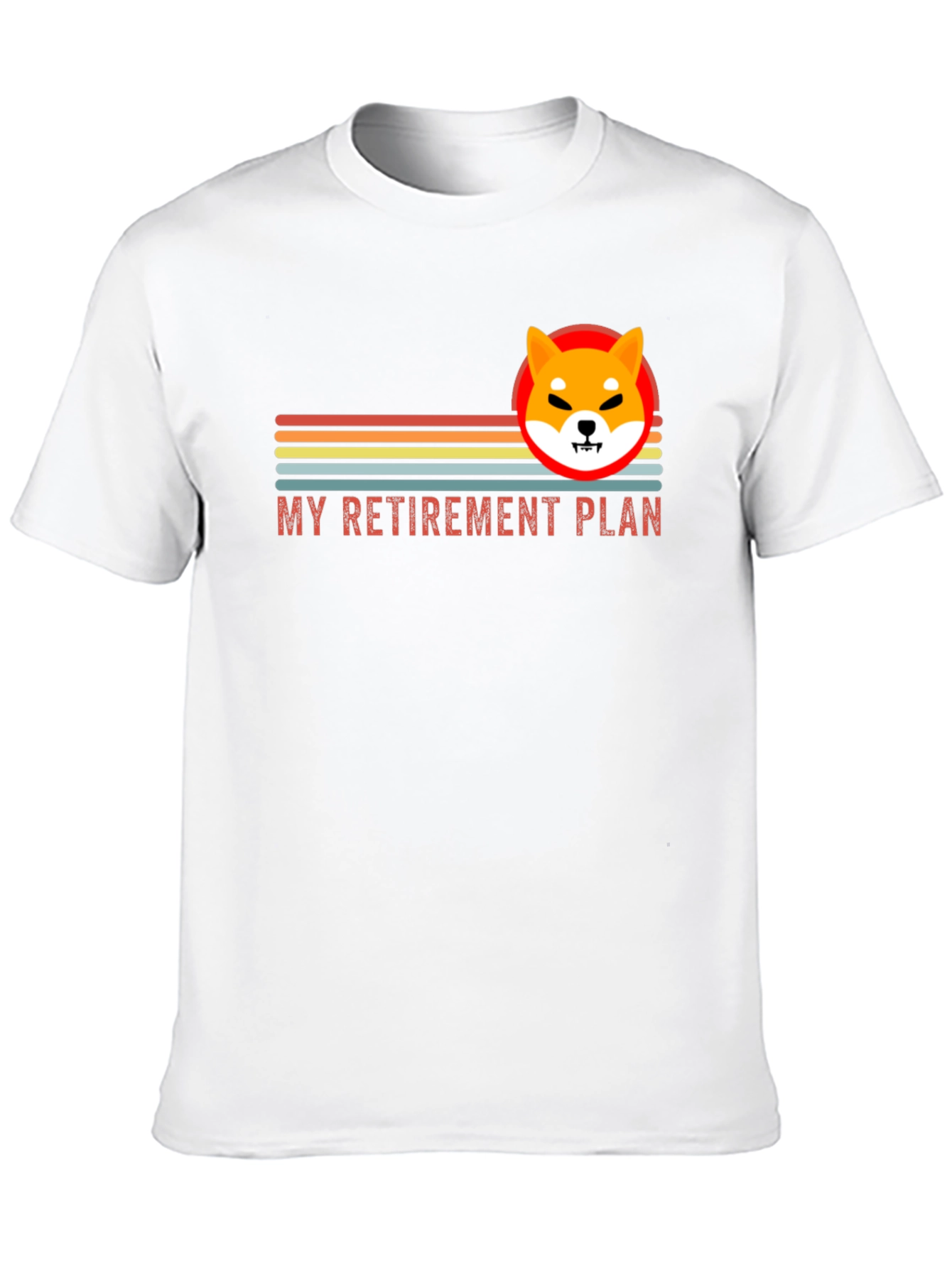 Shiba Inu Retirement Plan T-Shirt - Crypto Meme Tee