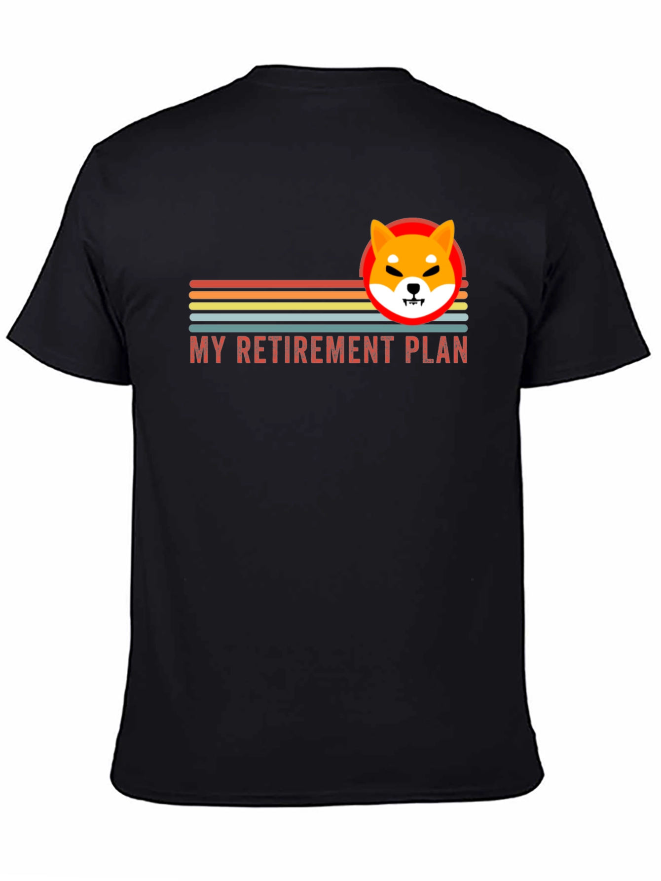 Shiba Inu Retirement Plan T-Shirt - Crypto Meme Tee
