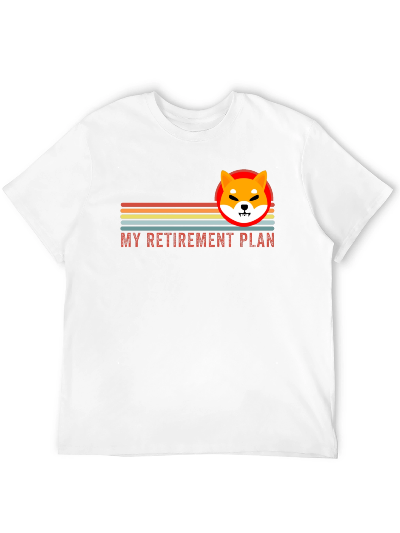 Shiba Inu Retirement Plan T-Shirt - Crypto Meme Tee