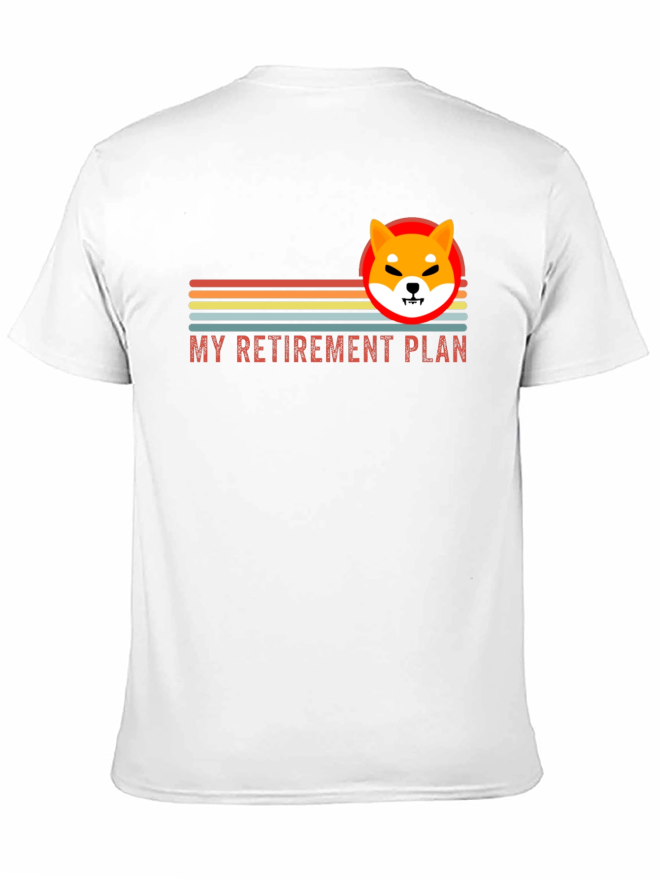 Shiba Inu Retirement Plan T-Shirt - Crypto Meme Tee