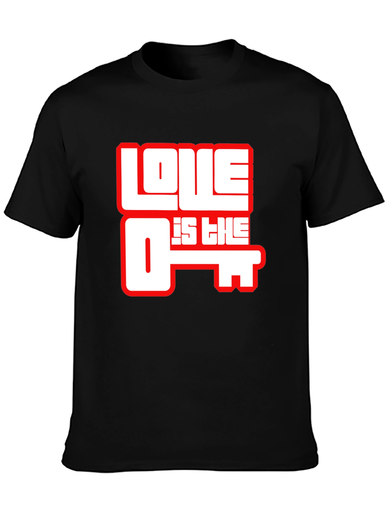 Love is the Key Graphic T-Shirt - Black