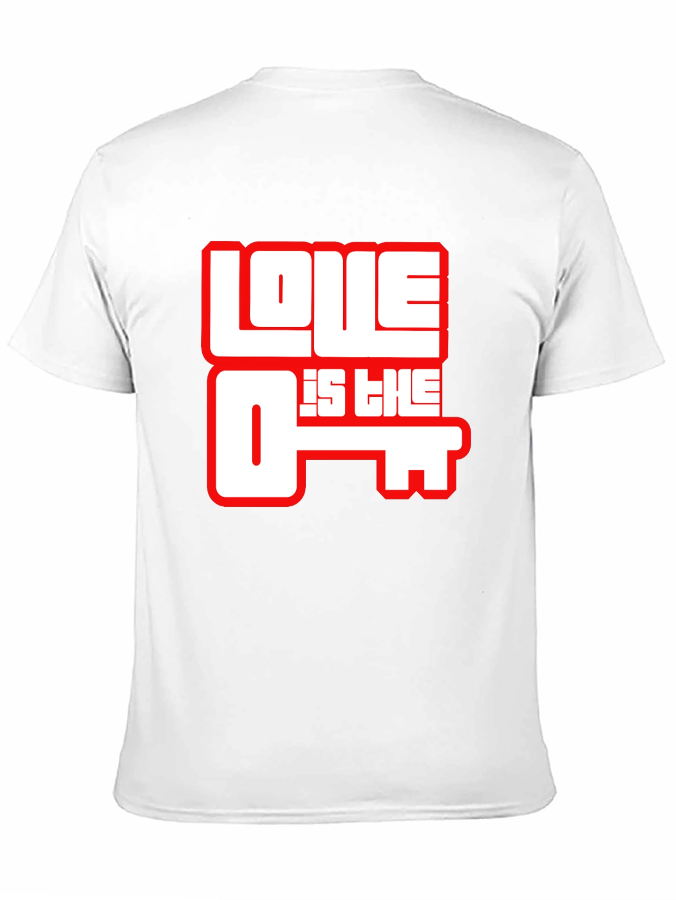 Love is the Key Graphic T-Shirt - Black
