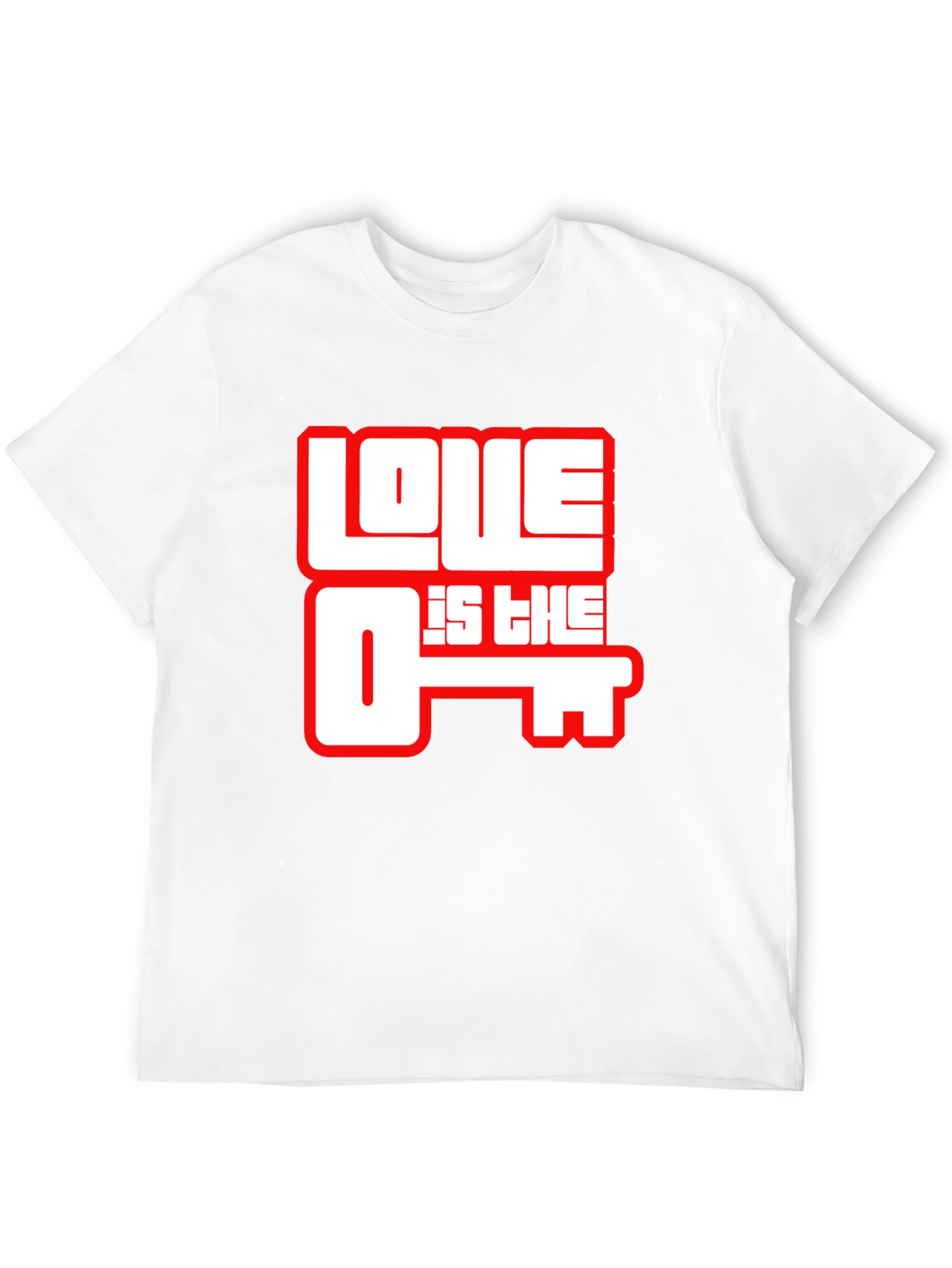 Love is the Key Graphic T-Shirt - Black