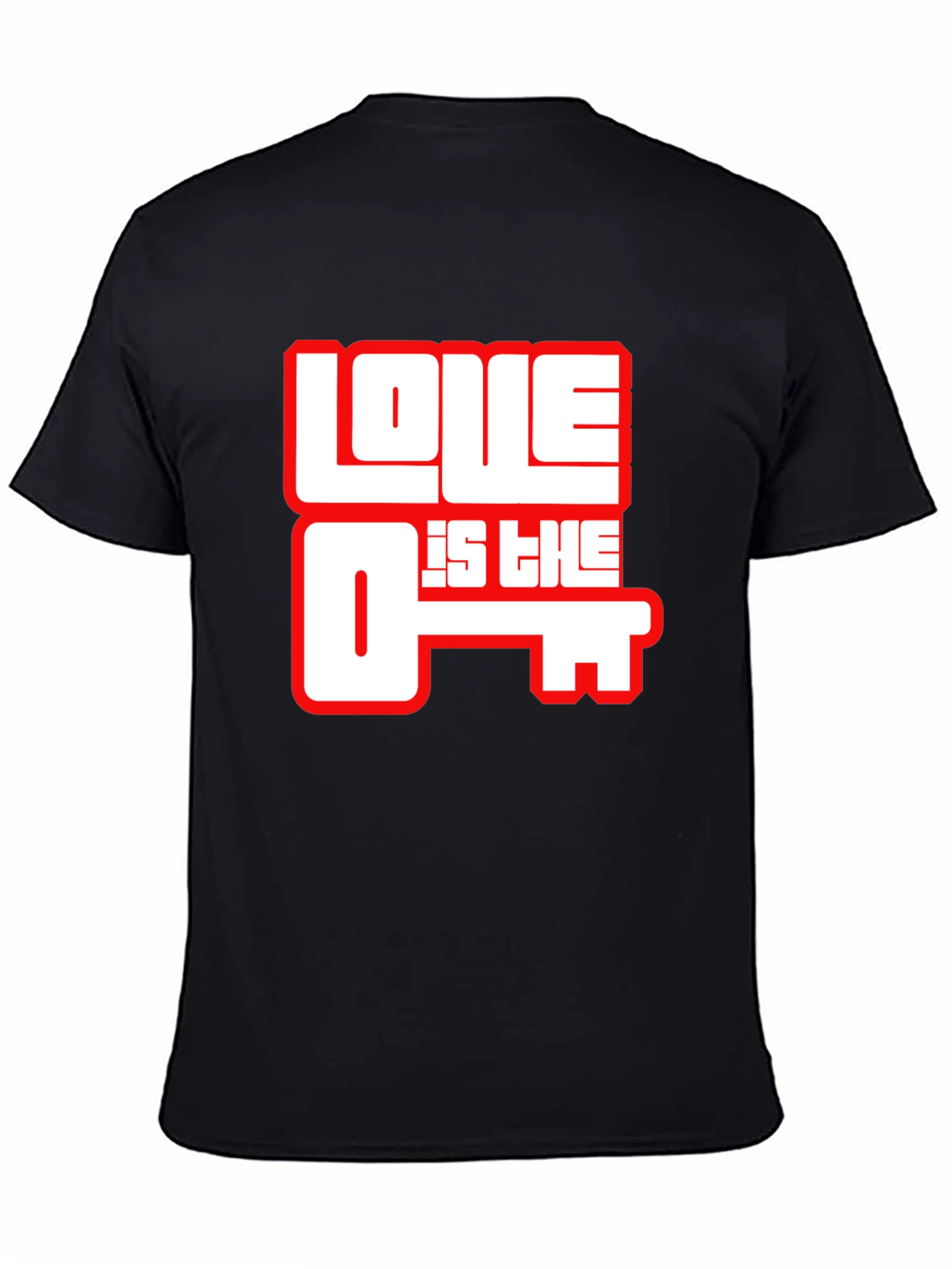 Love is the Key Graphic T-Shirt - Black