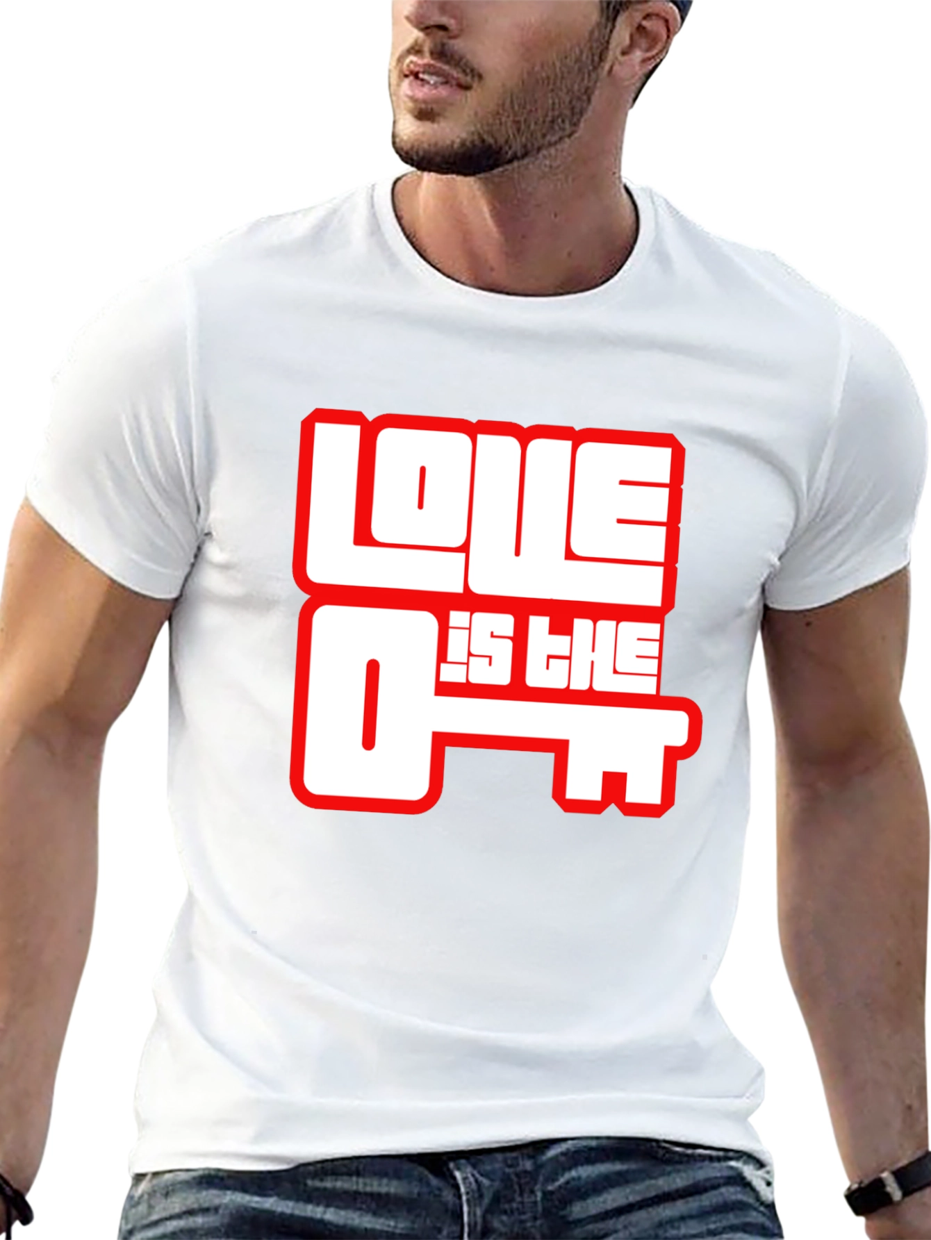 Love is the Key Graphic T-Shirt - Black