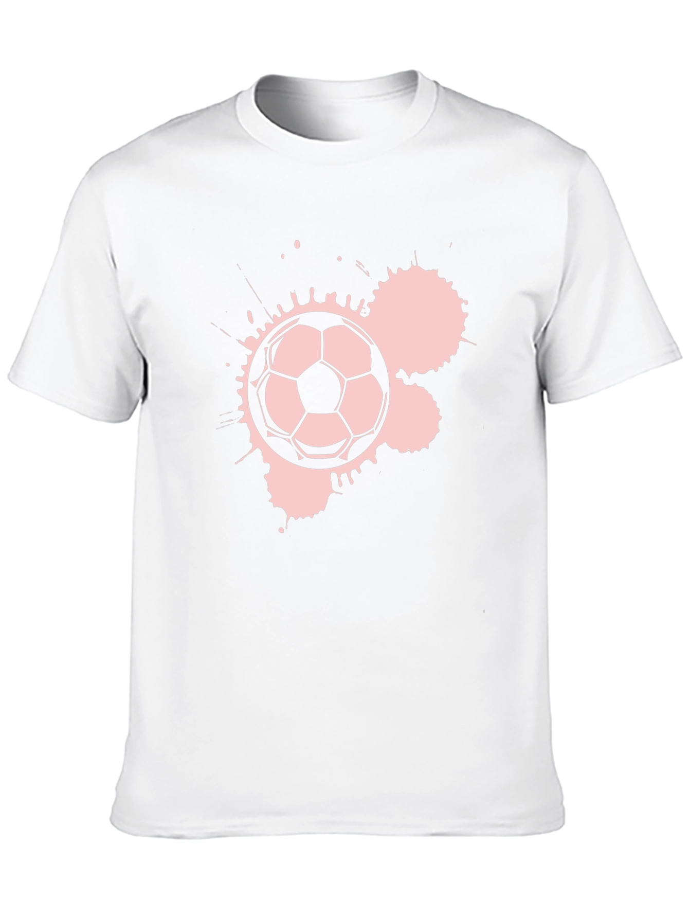 Soccer Splatter Tee - Black Cotton Graphic T-Shirt