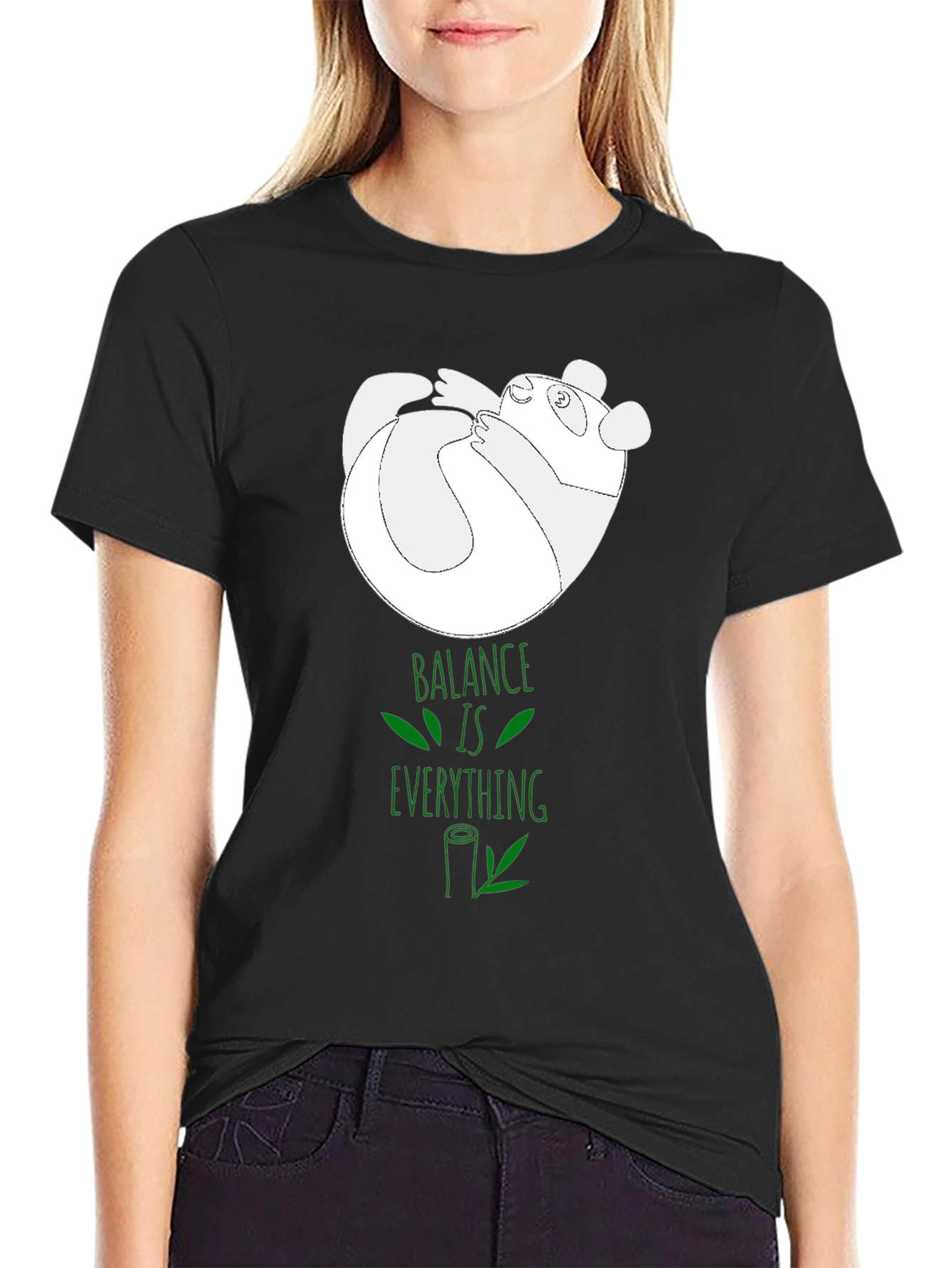 Balance is Everything Panda Graphic Tee