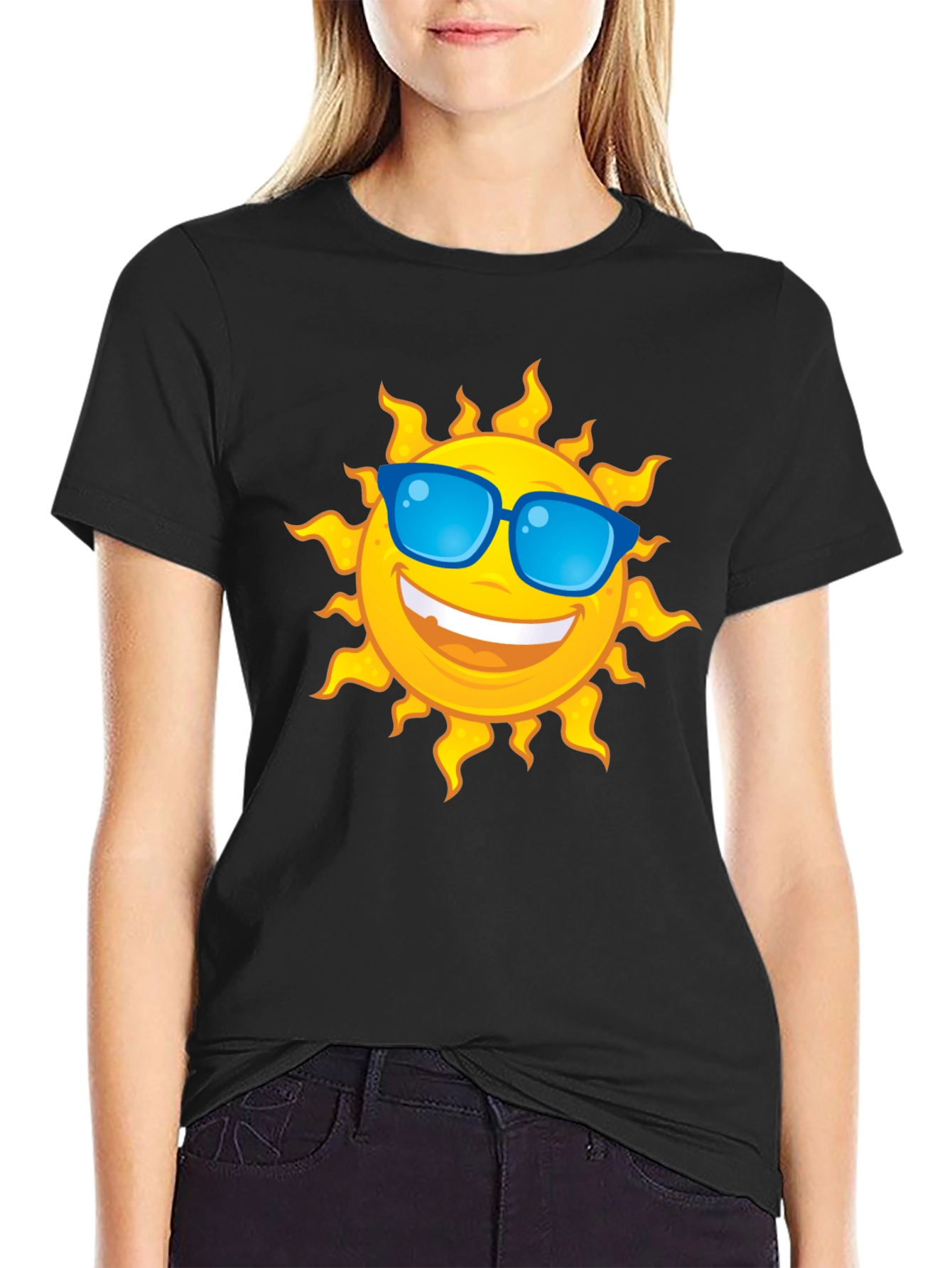 Funny Sun Graphic T-Shirt