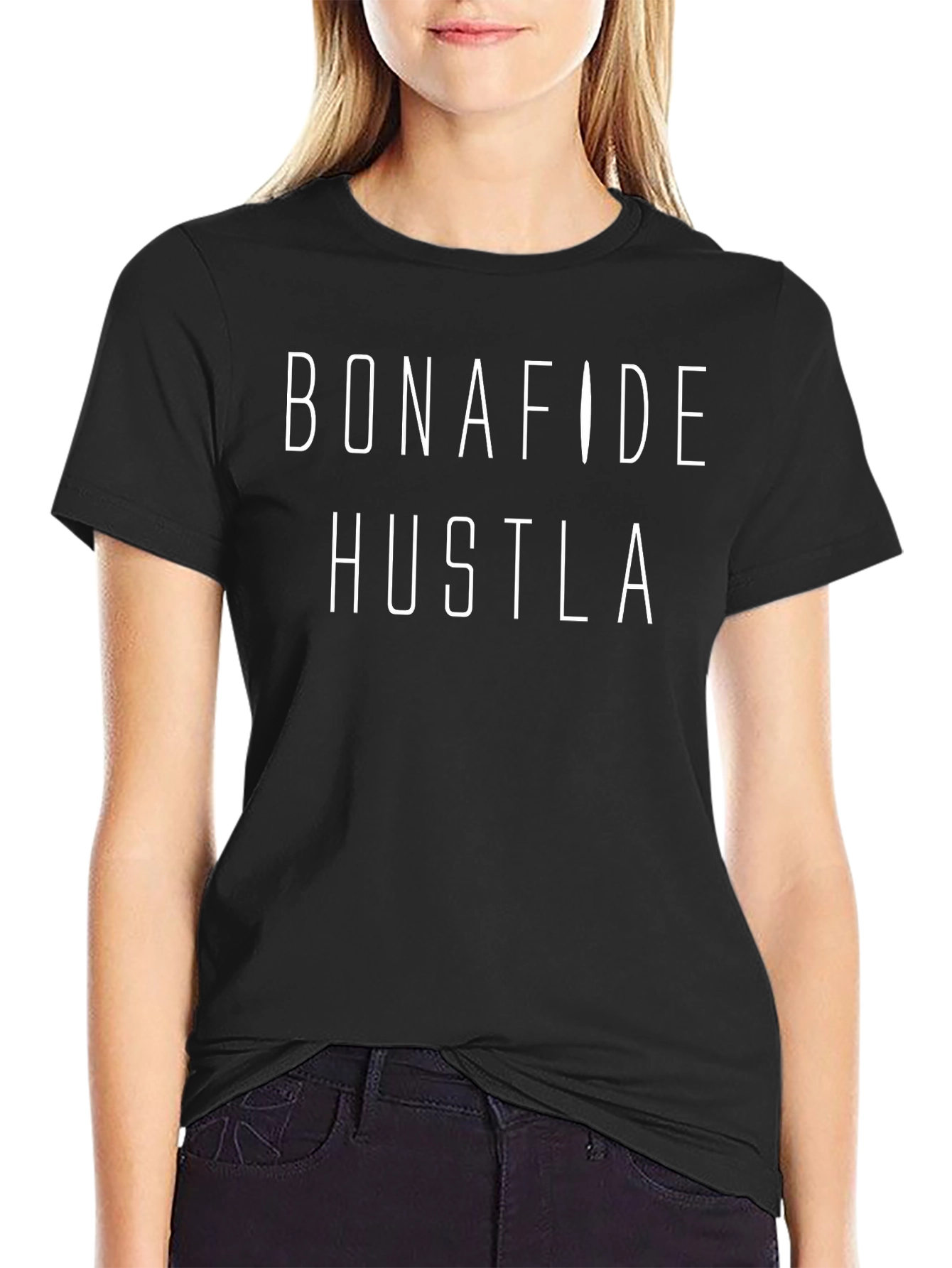 Bonafide Hustla Graphic Tee - Black
