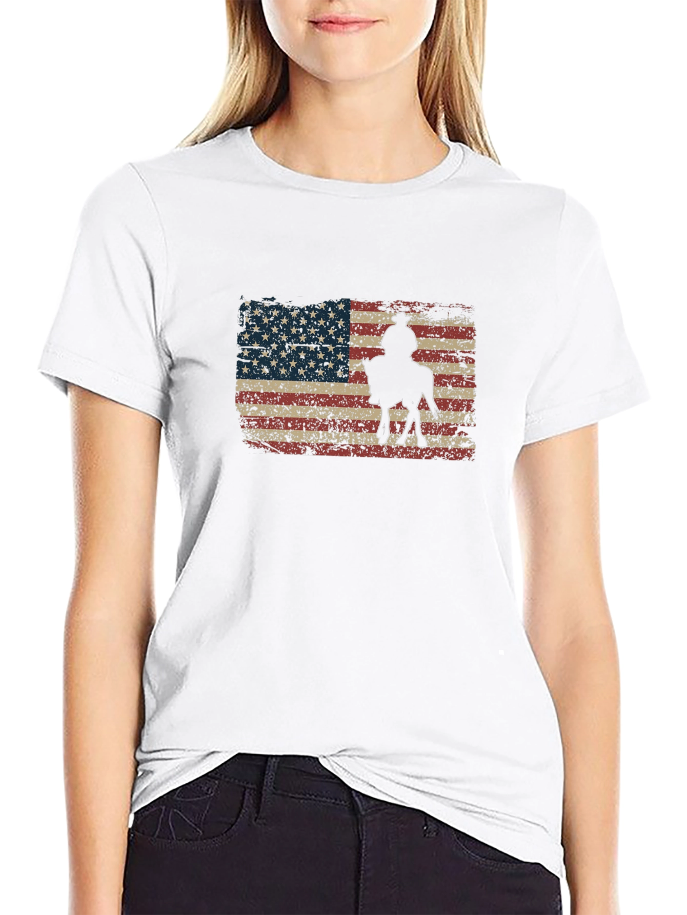 American Cowboy Flag T-Shirt