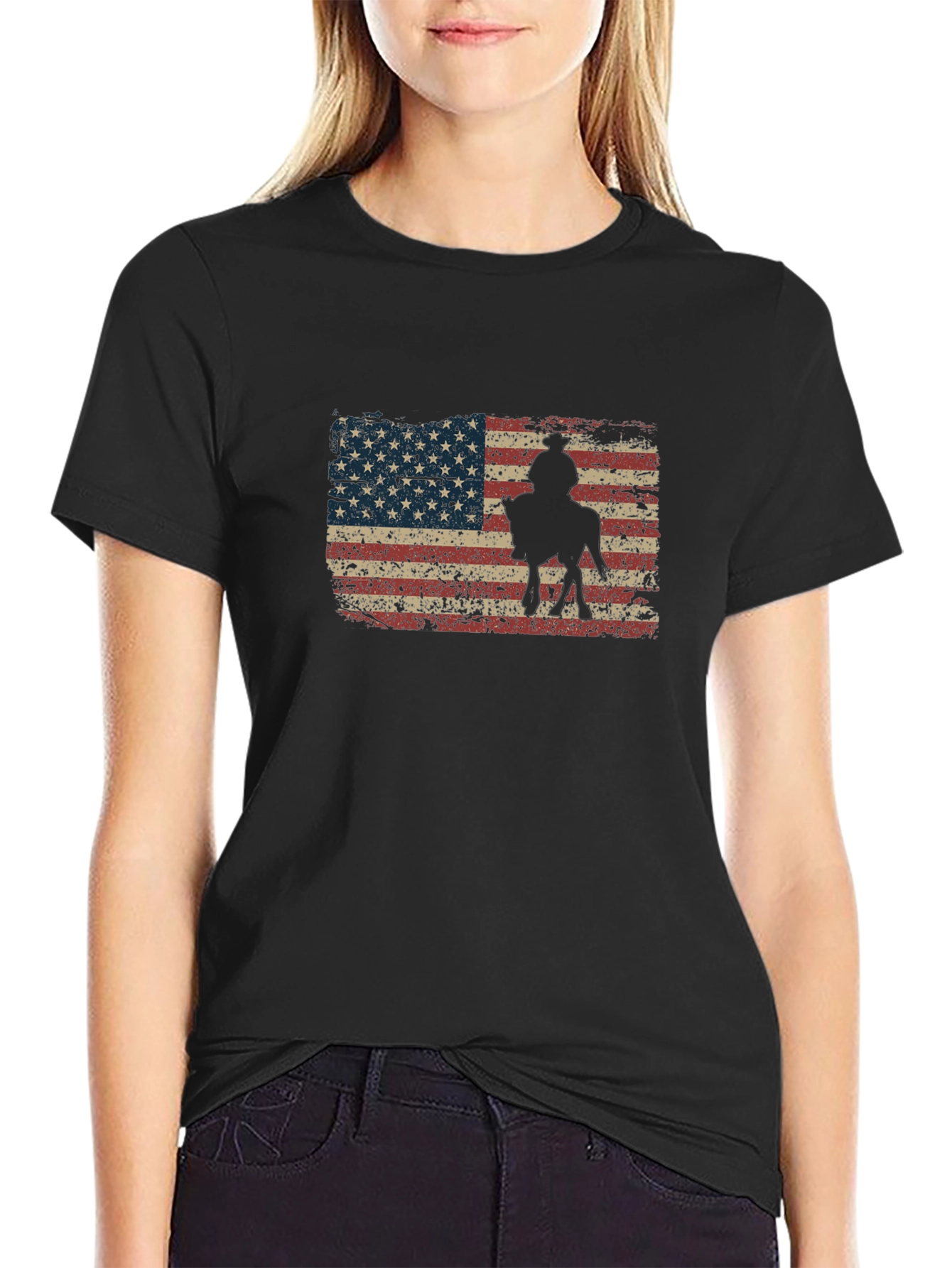 American Cowboy Flag T-Shirt