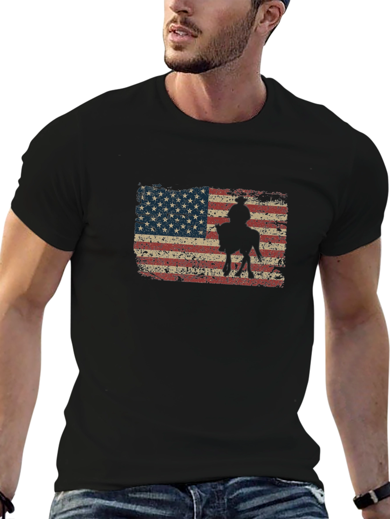 American Cowboy Flag T-Shirt