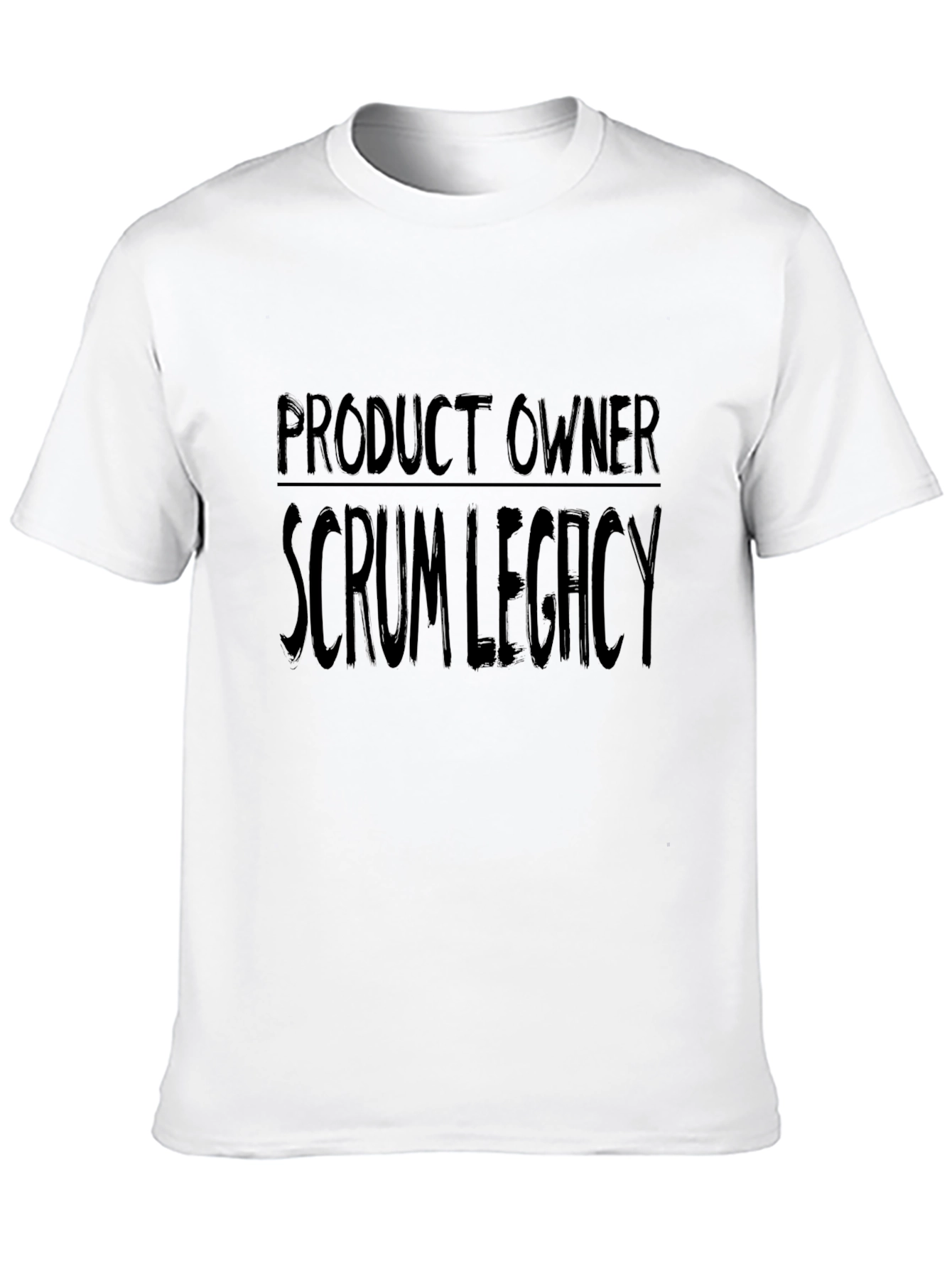Product Owner Scrum Legacy Black T-Shirt