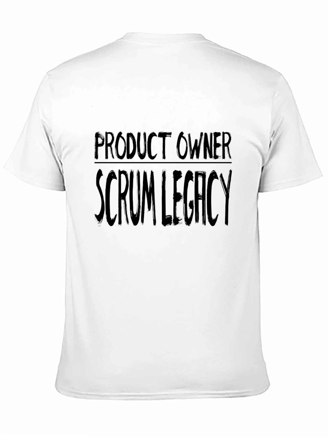Product Owner Scrum Legacy Black T-Shirt