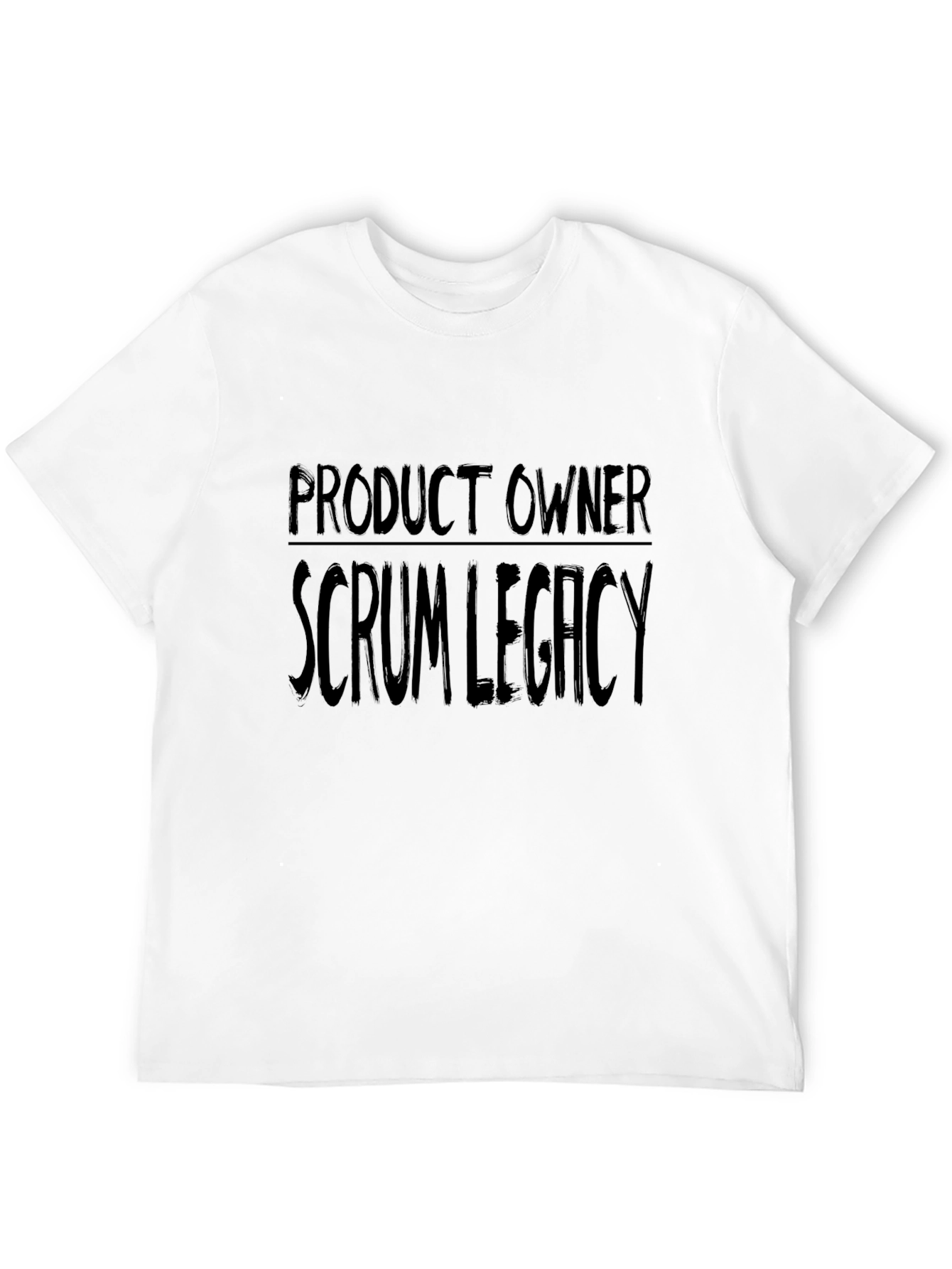 Product Owner Scrum Legacy Black T-Shirt